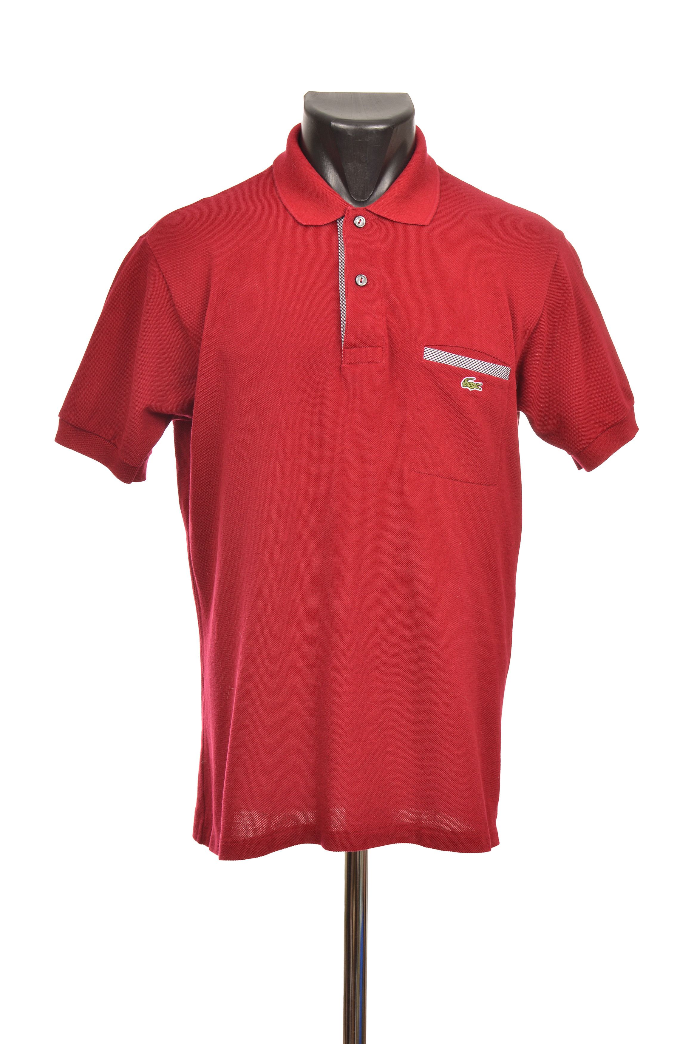 Lacoste Lacoste F5191 Vintage Red Short Sleeve Polo Shirt Size US M / EU 48-50 / 2 - 1 Thumbnail