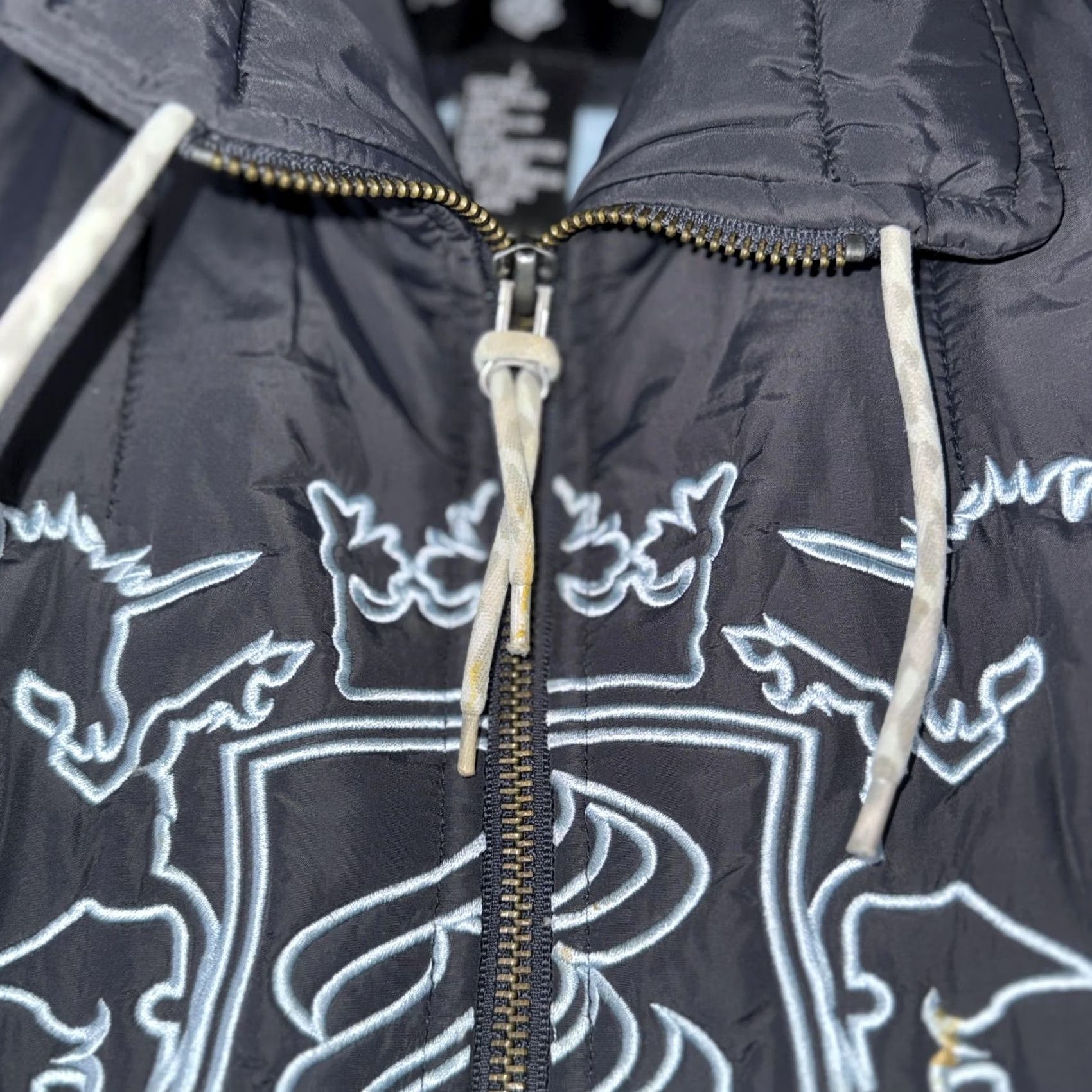 Rocawear Rocawear Vest Mens Large Black Puffer Full Zip Embroidered Crest Logo Hip Hop Size US L / EU 52-54 / 3 - 5 Thumbnail