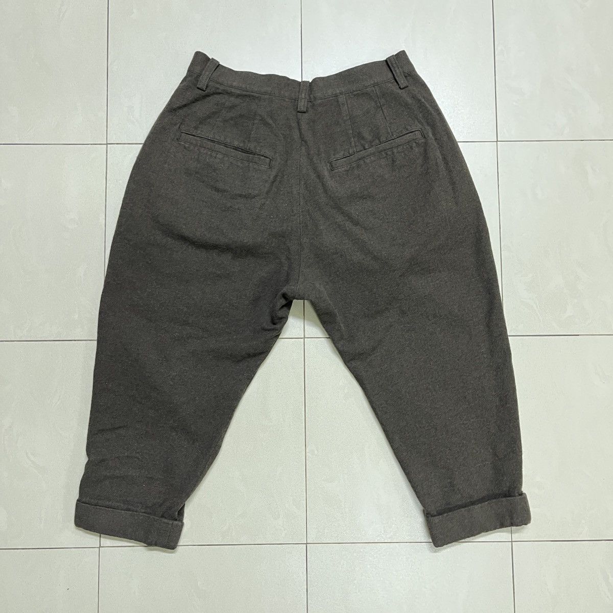 Issey Miyake × Ne-Net × Sunao Kuwahara Vintage Sunaokuwahara Balloon Wool Shorts Size 28" / US 6 / IT 42 - 12 Thumbnail