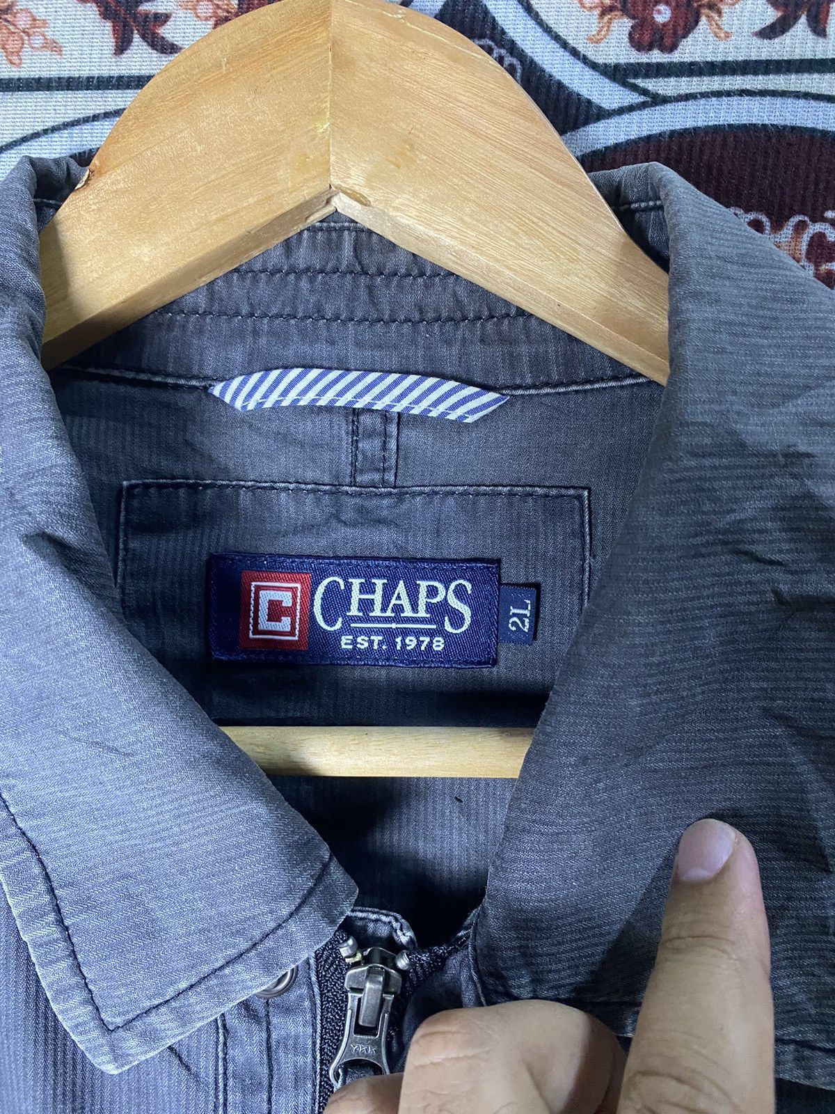 Chaps × Chaps Ralph Lauren × Vintage Chaps Ralph Lauren Sun Faded Tartan Jacket Size US XL / EU 56 / 4 - 10 Thumbnail