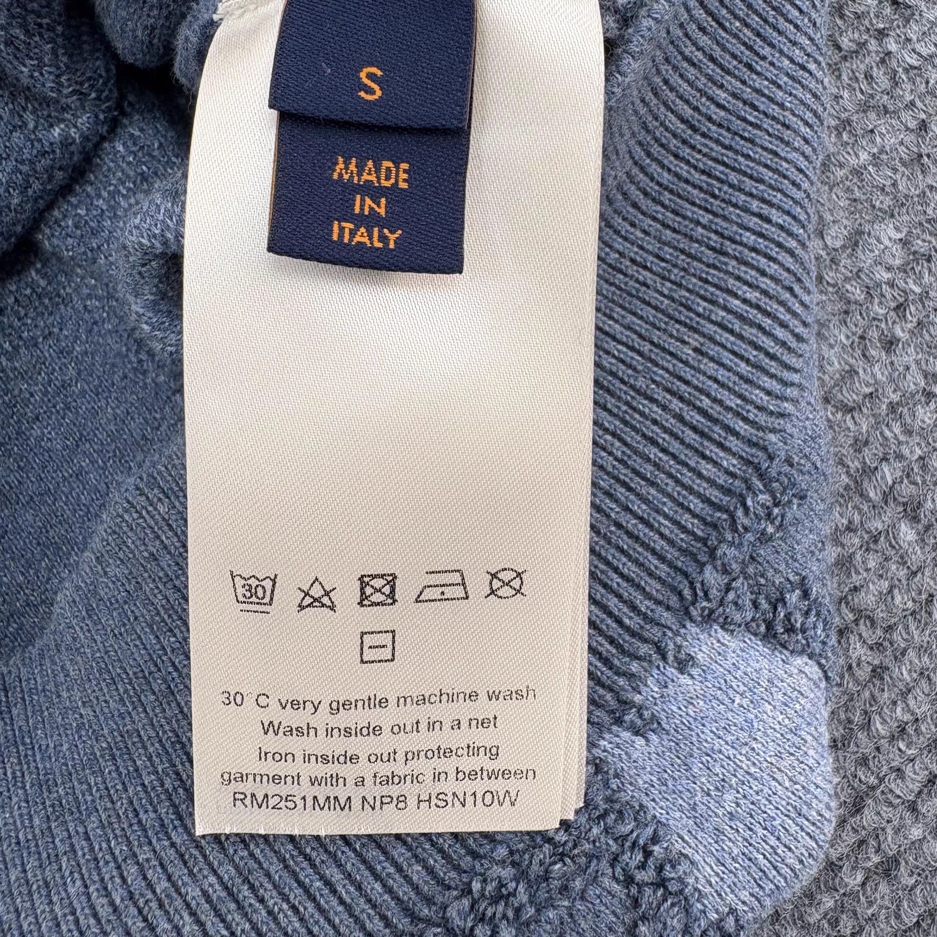 Louis Vuitton lv flocked logo sweater size S Size US S / EU 44-46 / 1 - 6 Thumbnail