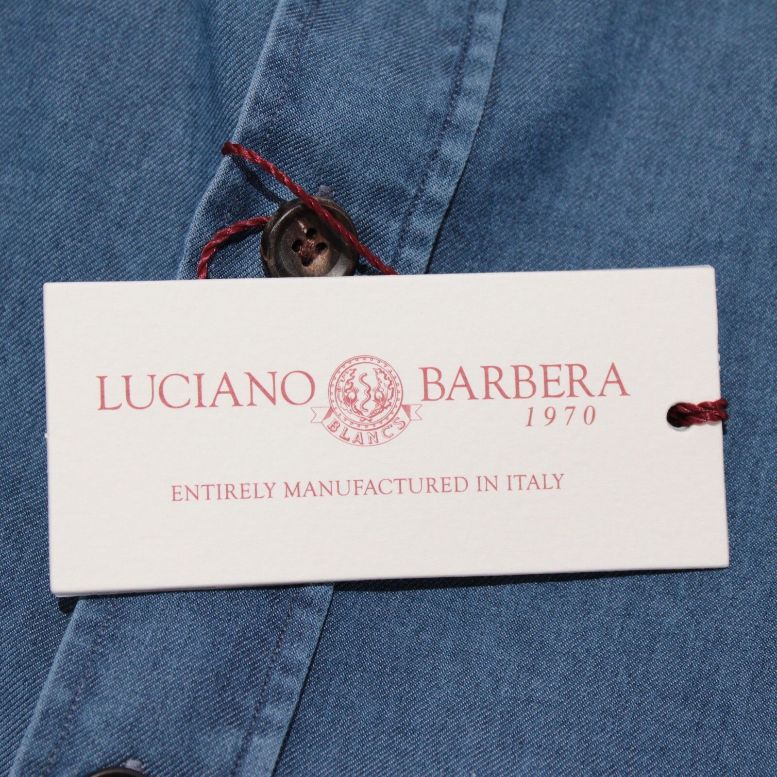 Luciano Barbera Luciano Barbera New with tags Shirt Size L US In Blue Size US L / EU 52-54 / 3 - 2 Thumbnail
