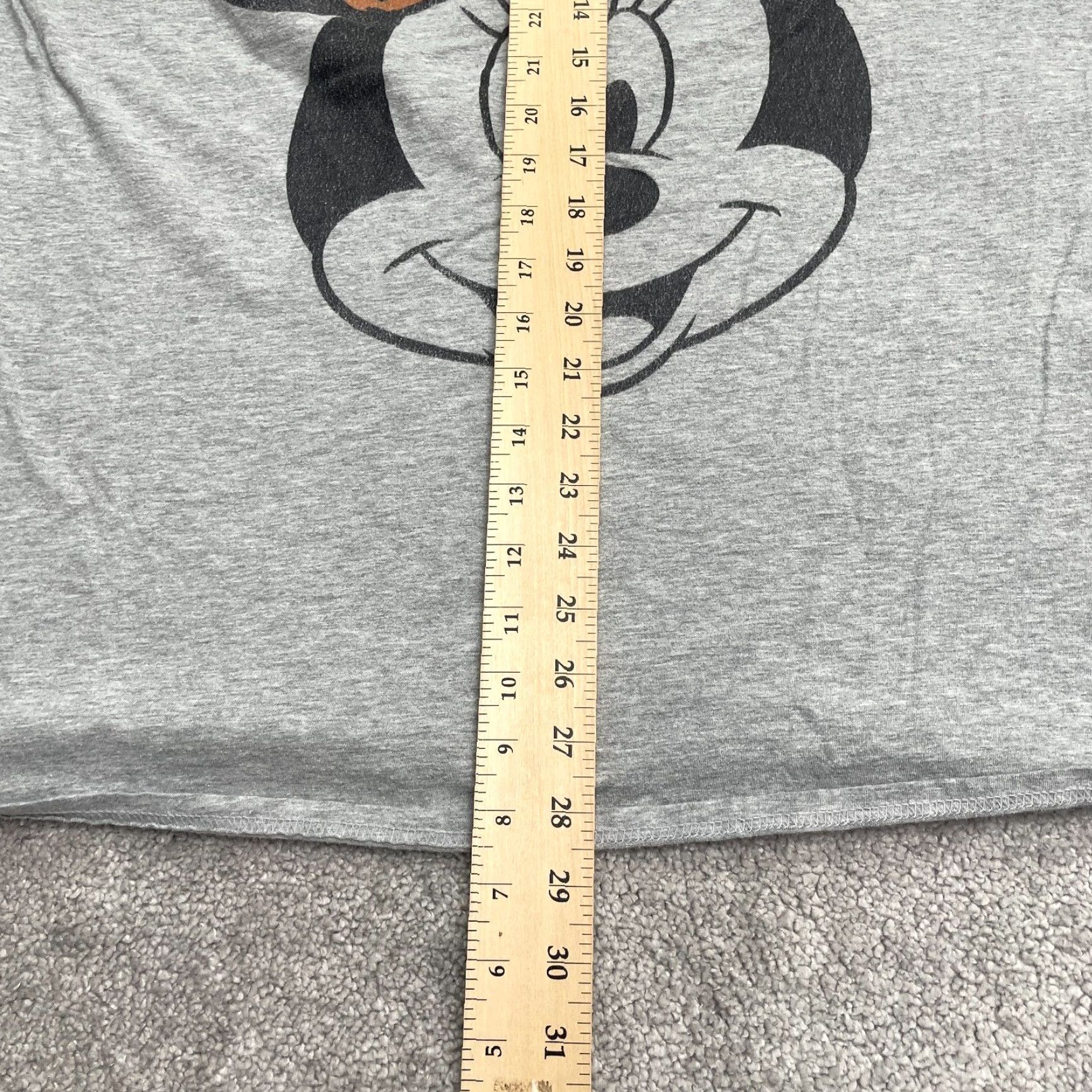 Disney Disney Minnie Mouse Graphic T-Shirt Unisex XL Gray Crew Neck Short Sleeve Tee Size XL / US 12-14 / IT 48-50 - 7 Thumbnail