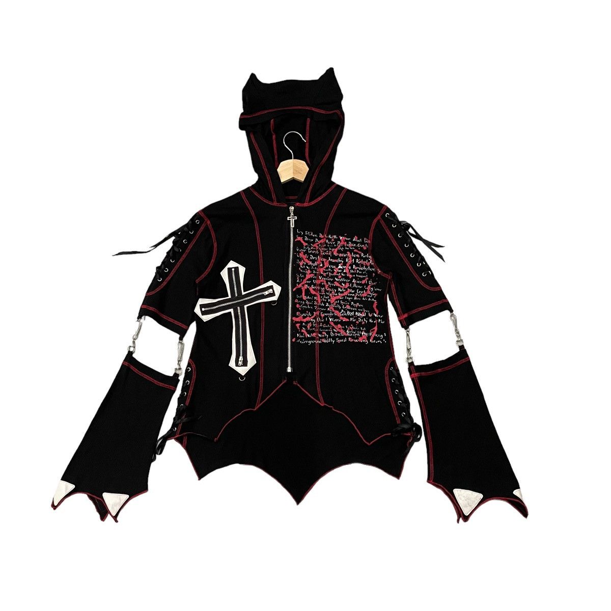 If Six Was Nine Reach Keystation Bondage Punk Seditionaries Bunny Hoodie Size S / US 4 / IT 40 - 1 Thumbnail