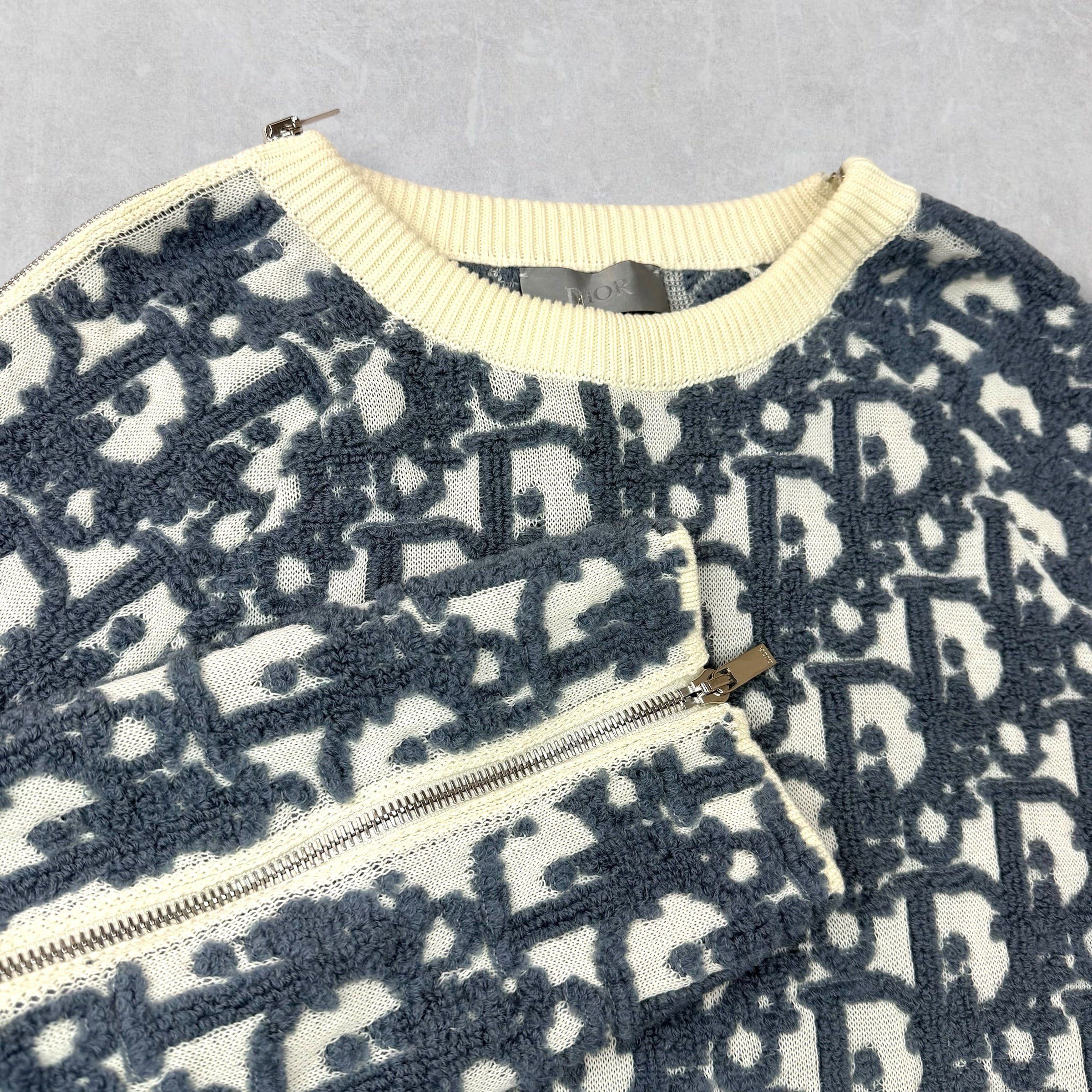 Dior Dior Oblique Zipper Sweater XXXL Size US XXL / EU 58 / 5 - 3 Thumbnail