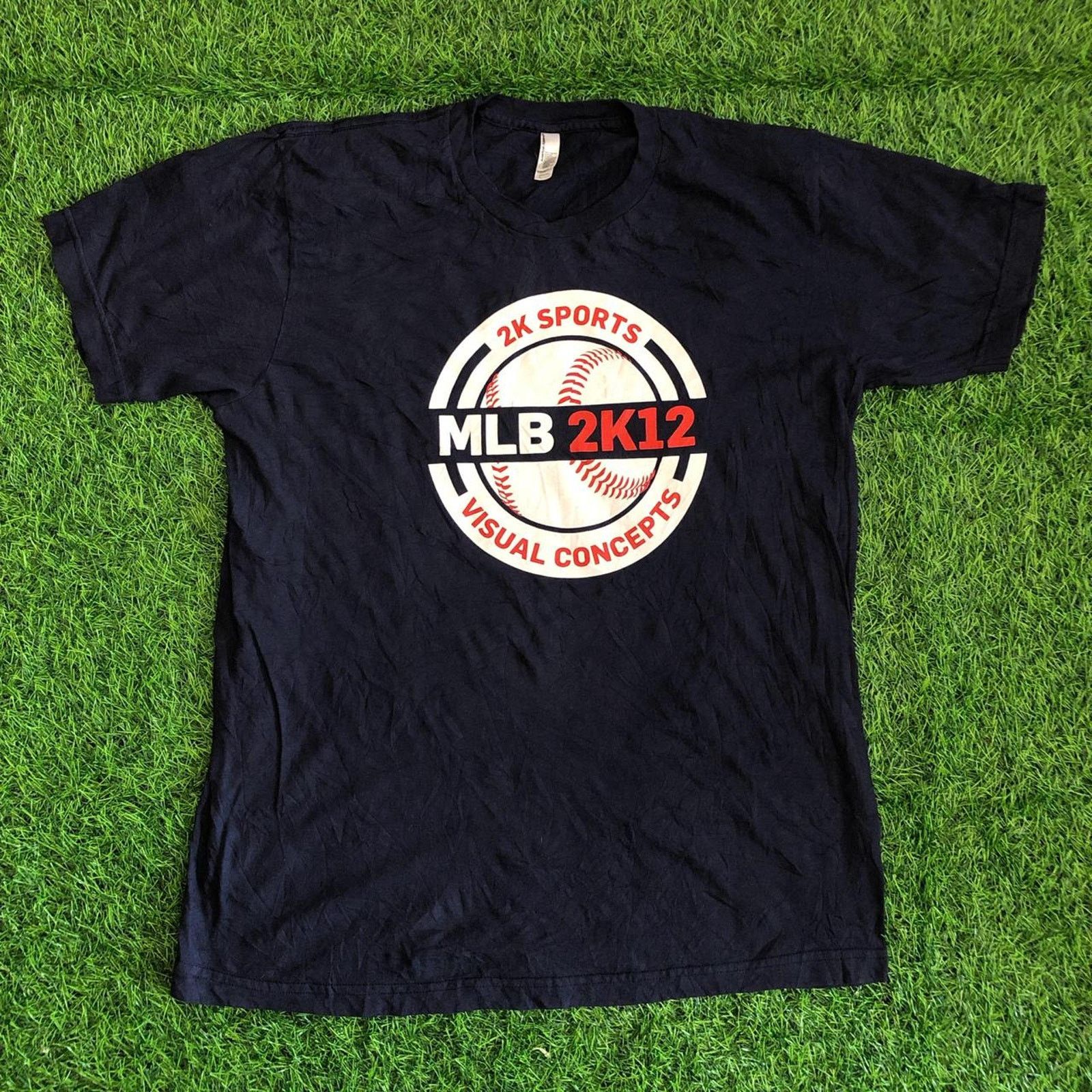 American Apparel Navy ‘MLB 2K12’ Visual Concepts Graphic Tee Size US L / EU 52-54 / 3 - 1 Thumbnail