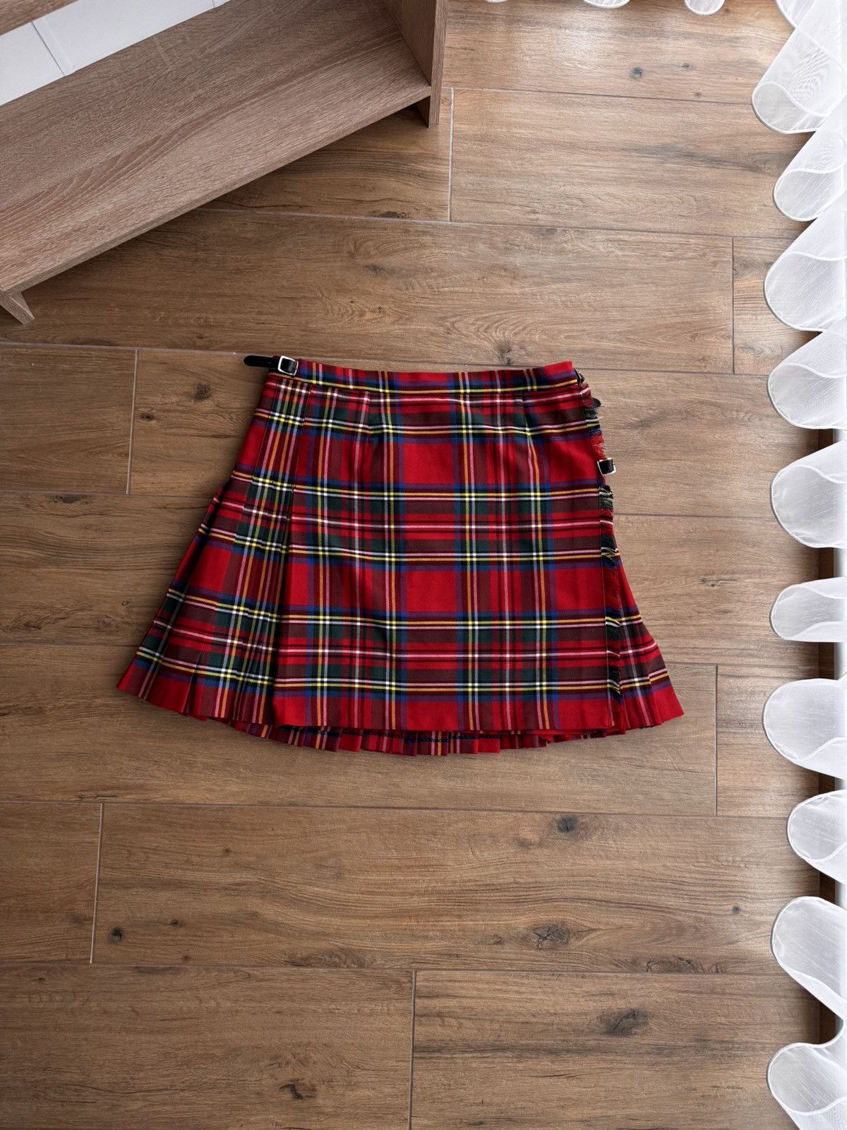 Pringle Of Scotland × Vintage Vintage Scottish Highland Kilt Woven Tartan Kilt Size US 28 / EU 44 - 1 Thumbnail