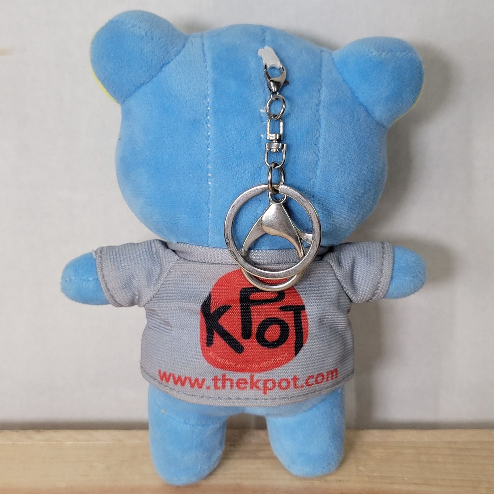 Other KPot Korean BBQ & Hot Pot Blue Plush Bear w/ Metal Clip Size ONE SIZE - 2 Thumbnail