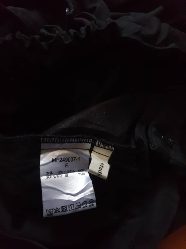 Japanese Brand Studio clip Japanese brand overall black pant Size 30" / US 8 / IT 44 - 2 Thumbnail