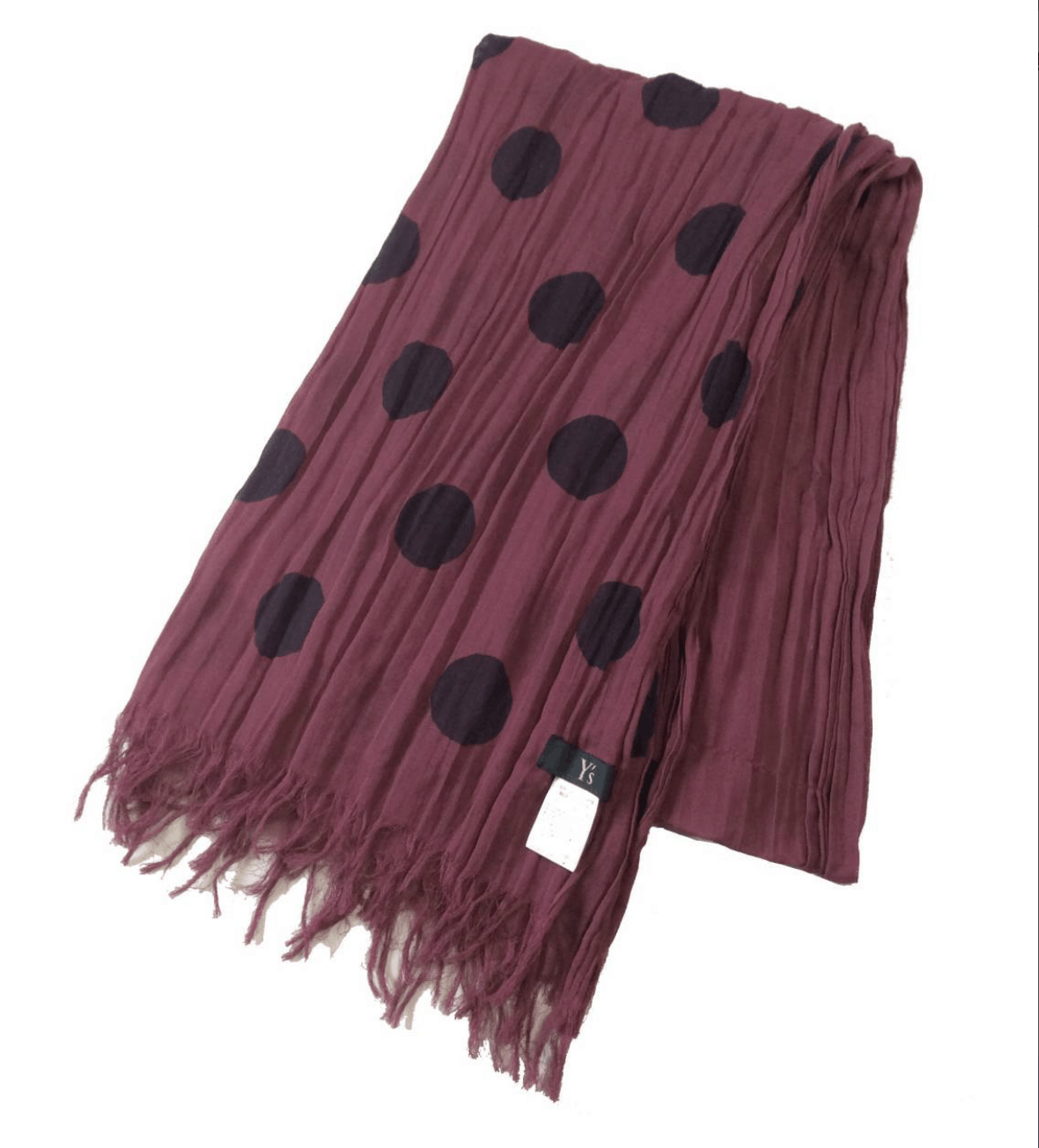 Yohji Yamamoto Polka Dot Premium Sheer Cotton Scarf Size ONE SIZE - 1 Thumbnail