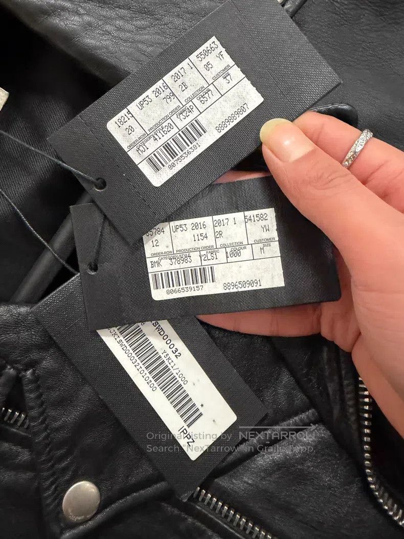 Saint Laurent Paris Saint Laurent Paris Rainbow Candy Colored Leather Biker Ja Size US M / EU 48-50 / 2 - 5 Thumbnail