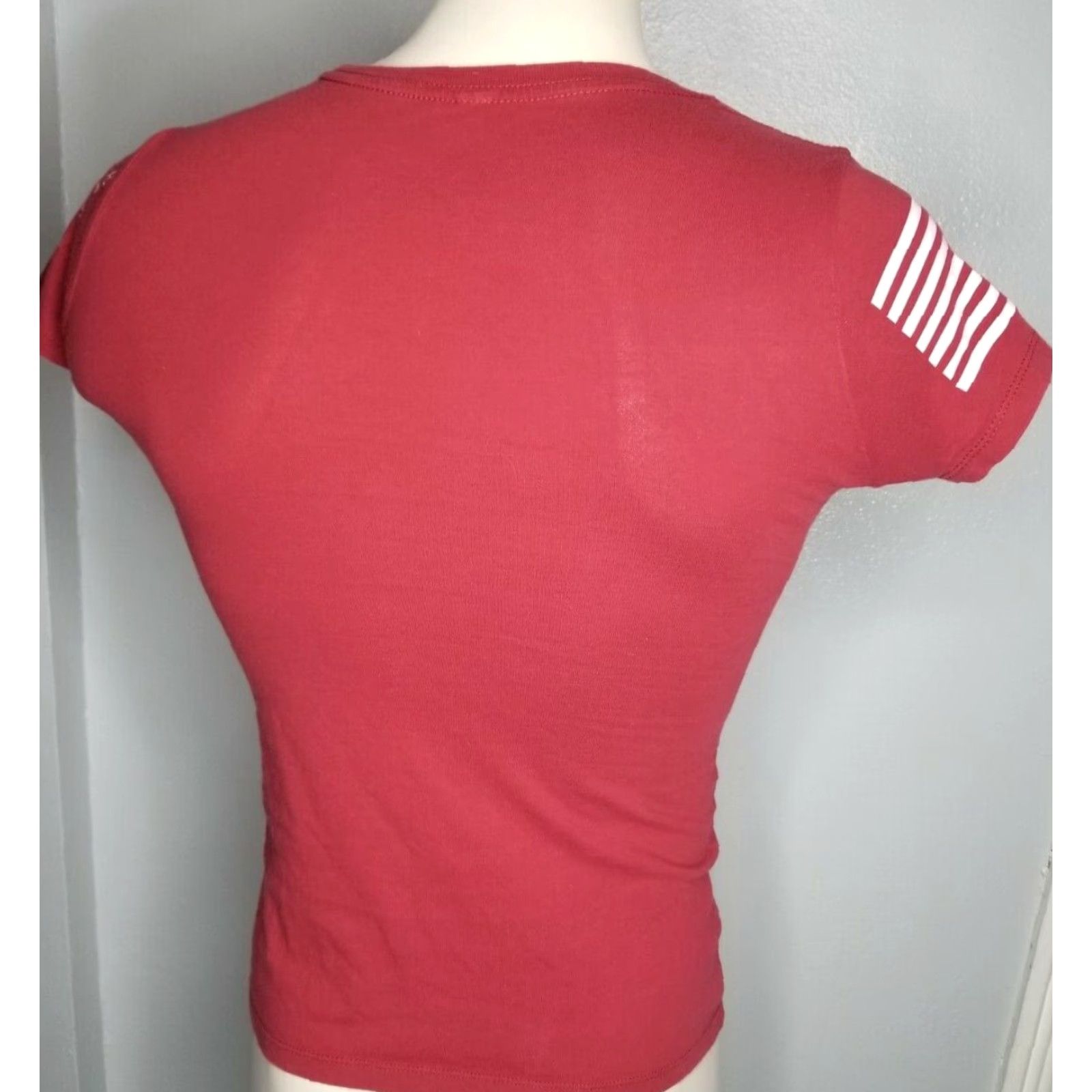 Vintage VINTAGE Grunt Style T-Shirt Womens M Flight 93 Lets Roll We Wont Go Down Without A Fight Red Cotton 100% Print Patriotic Womens Size M / US 6-8 / IT 42-44 - 6 Thumbnail