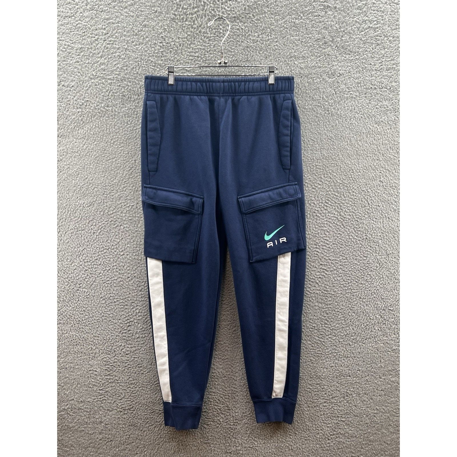 Nike Nike Air Retro Fleece Large Cargo Pants Navy Blue FN7693 410 Size US 34 / EU 50 - 1 Thumbnail