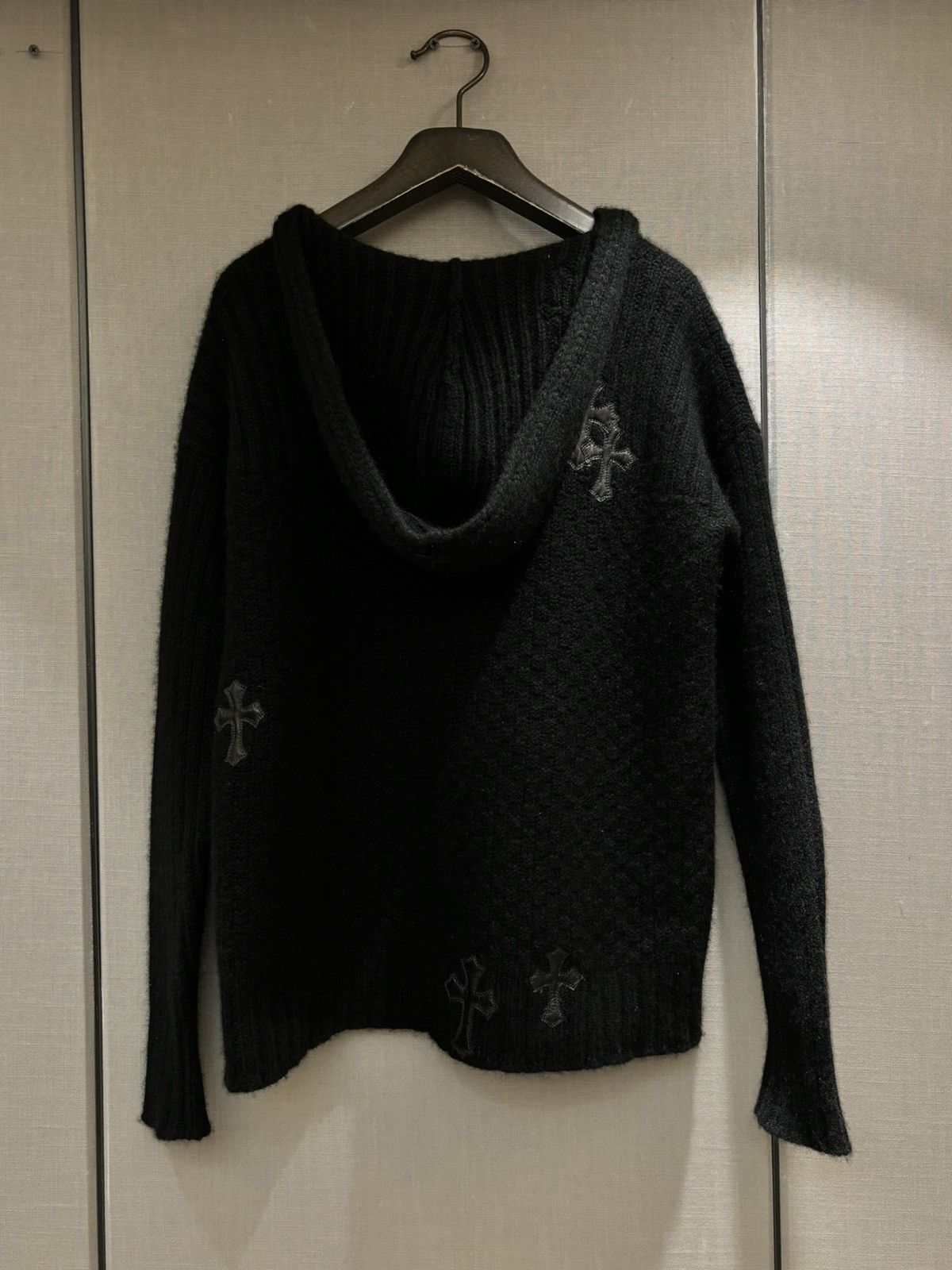 Chrome Hearts Chrome hearts cross patches cashmere sweater hoodie Size US S / EU 44-46 / 1 - 2 Thumbnail