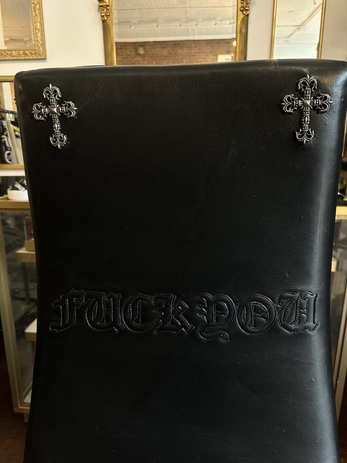 Chrome Hearts CHROME HEARTS VIP EXECUTIVE GAMING CROSS PATCH CHAIR Size ONE SIZE - 18 Thumbnail