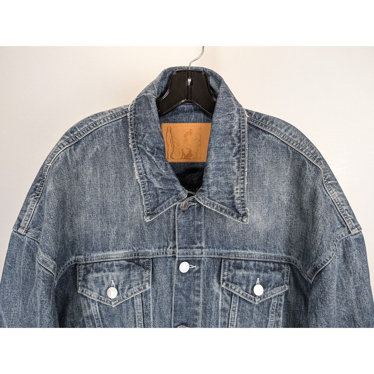 Martine Rose o1rshd1 Denim Jacket in Blue Size US L / EU 52-54 / 3 - 4 Thumbnail