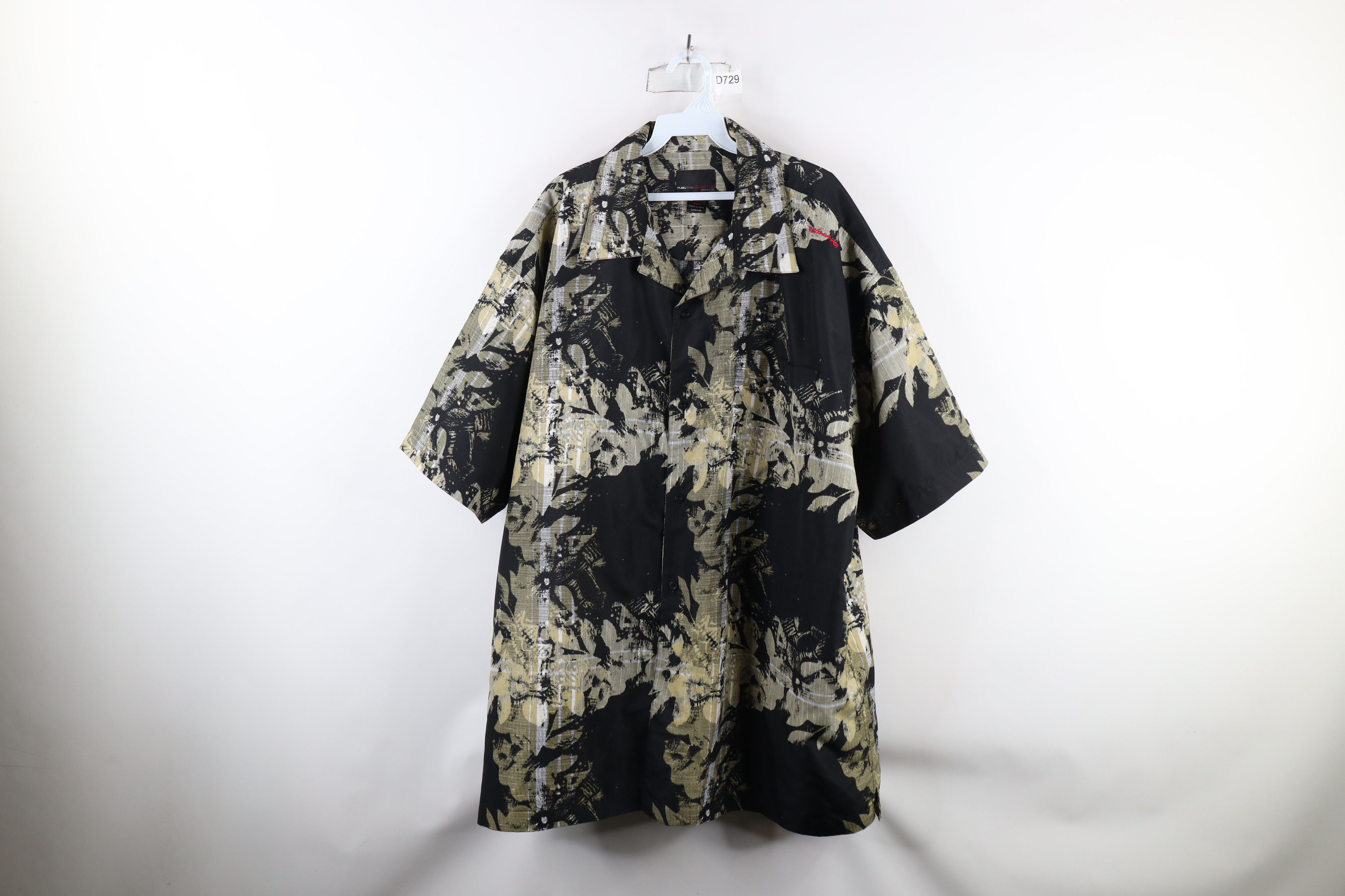 Fubu × Vintage Vintage 90s FUBU Out Baggy Fit Abstract Flower Button Shirt Size US XXL / EU 58 / 5 - 1 Thumbnail