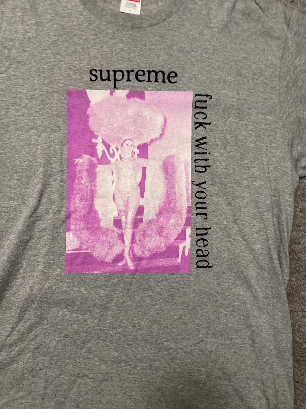 Supreme Supreme “F*ck With Your Head” Tee Size US L / EU 52-54 / 3 - 2 Thumbnail