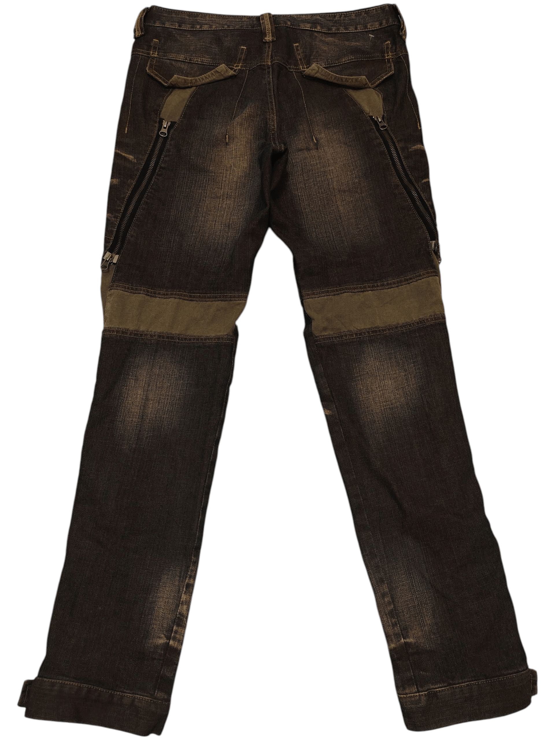 PPFM Japanese PPFM multi zipper bondage tactical jeans Size US 32 / EU 48 - 4 Thumbnail