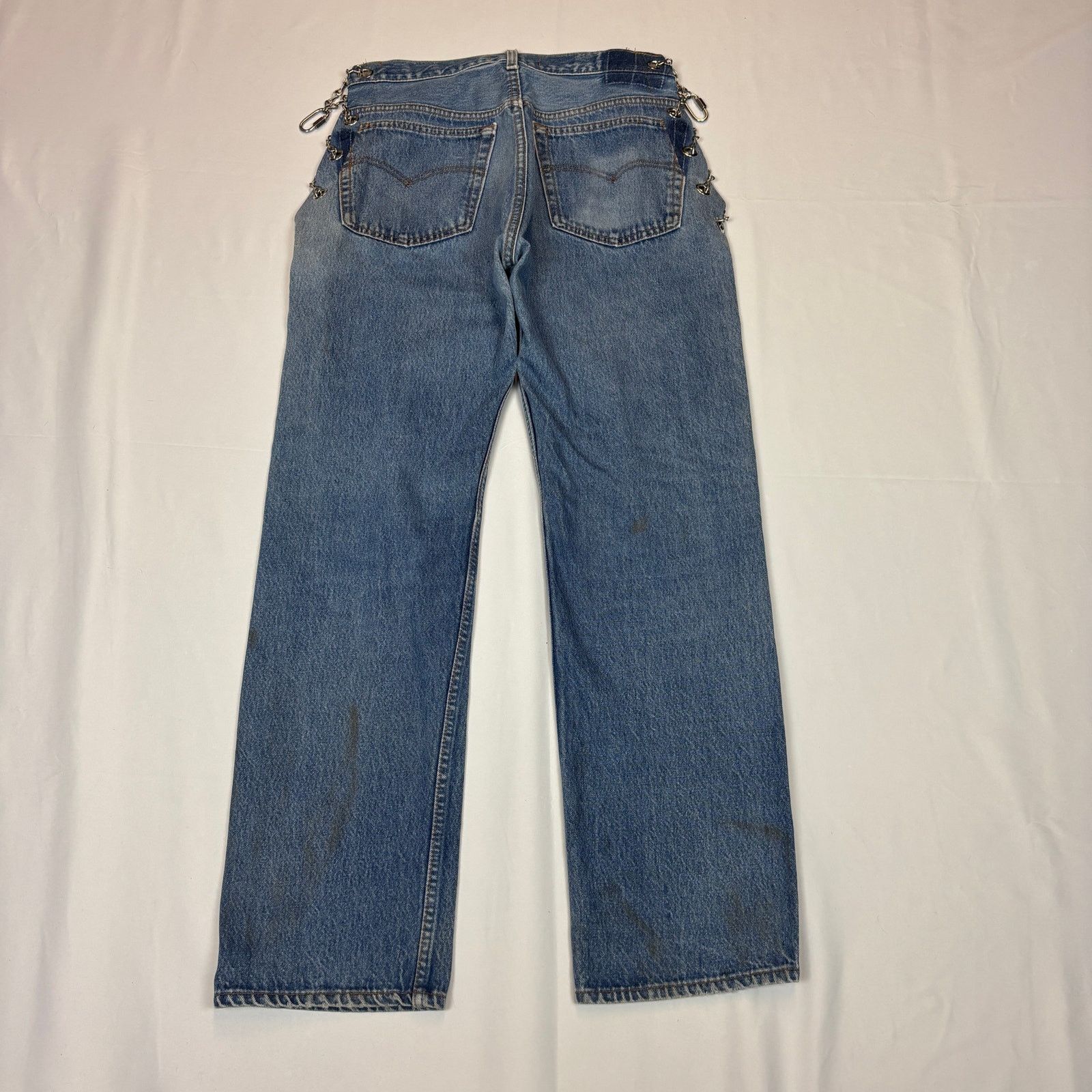 EB Denim EB Denim Chain Vintage 90s Levi's Jeans Straight Large Size 30" / US 8 / IT 44 - 3 Thumbnail