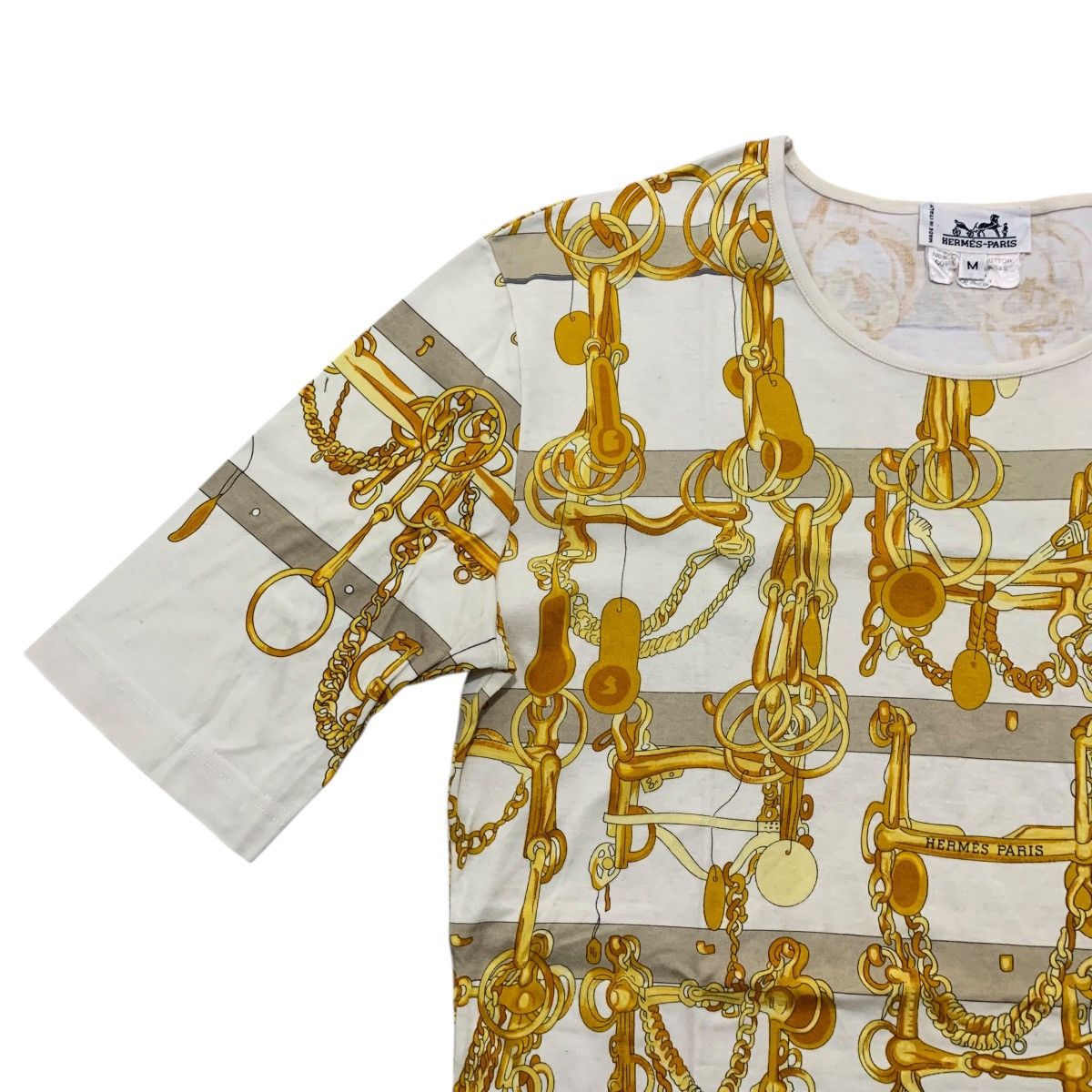 Hermes Hermes 90s Mors et Filets T-Shirt Size M / US 6-8 / IT 42-44 - 3 Thumbnail