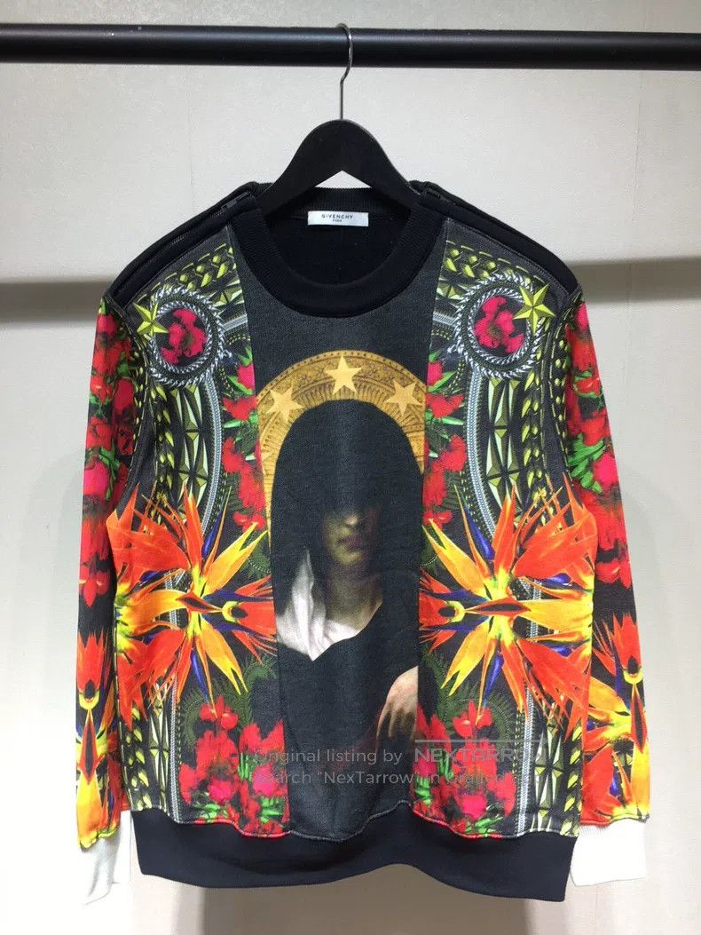Givenchy Givenchy Memorial Logo Hoodie Beige Oversize Fit Size M Size US XS / EU 42 / 0 - 1 Thumbnail