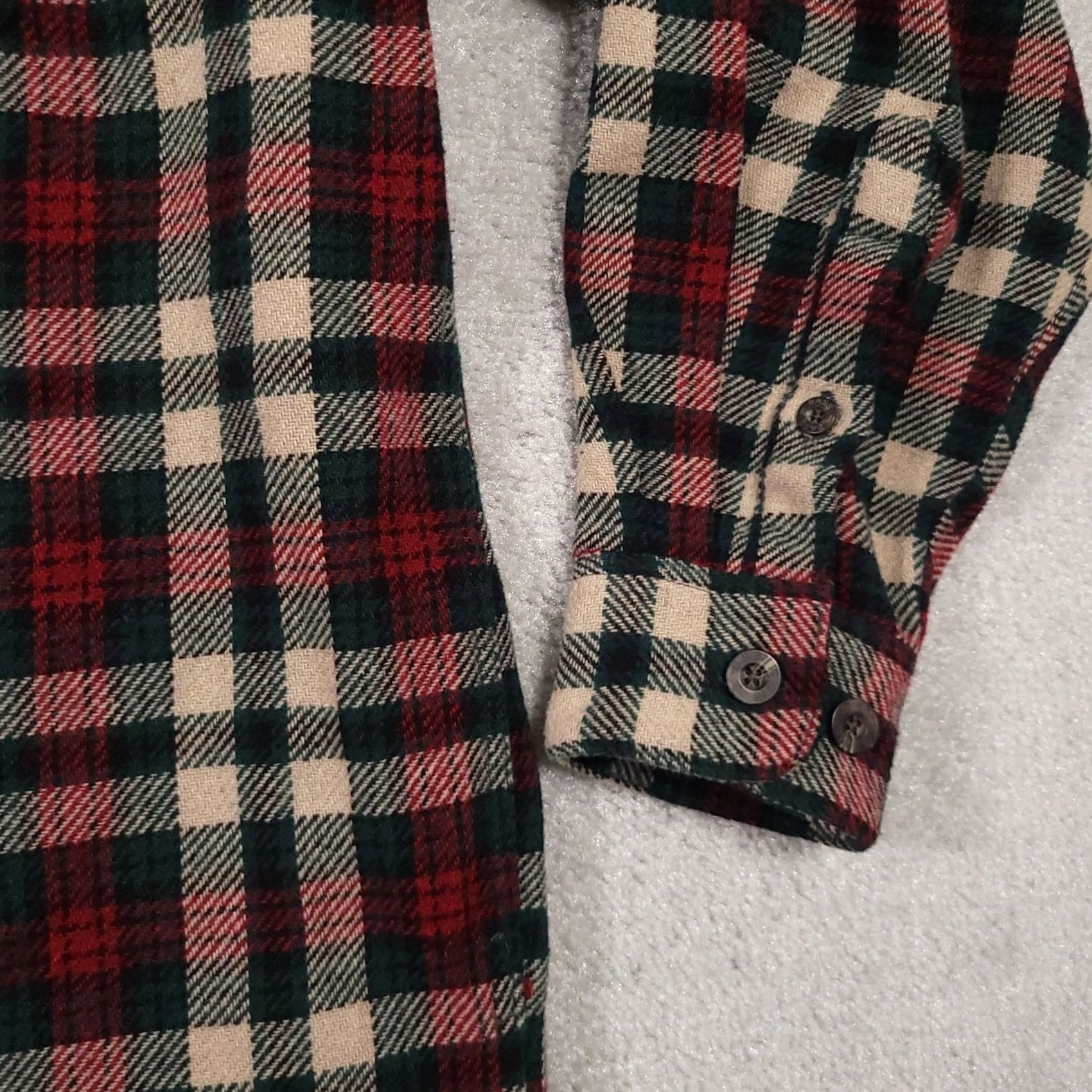Vintage G.H. Bass & Co Button Up Plaid Flannel Shirt Shacket Mens Medium Wool Blend Chore Size US M / EU 48-50 / 2 - 5 Thumbnail