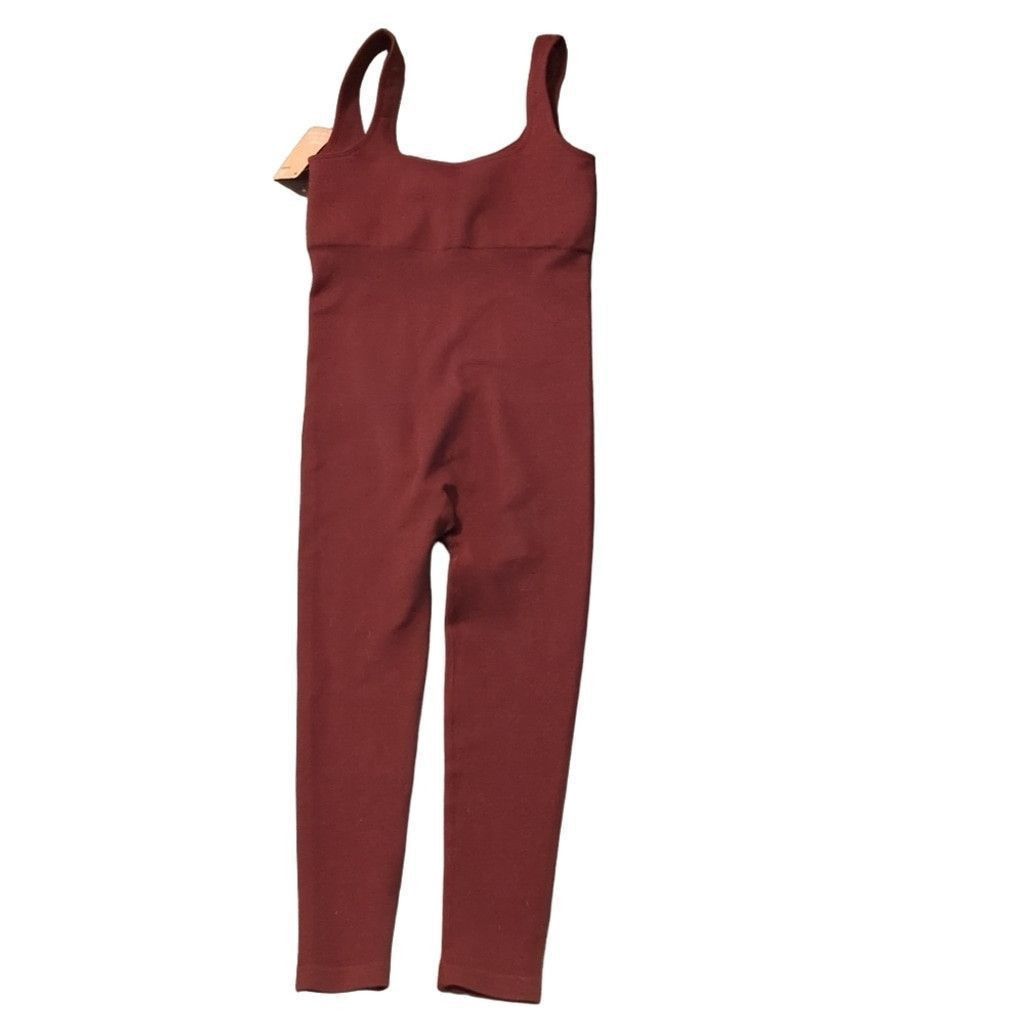 Other Popilush Brown Ribbed Shapewear Bodysuit Size medium Size 23" - 7 Thumbnail