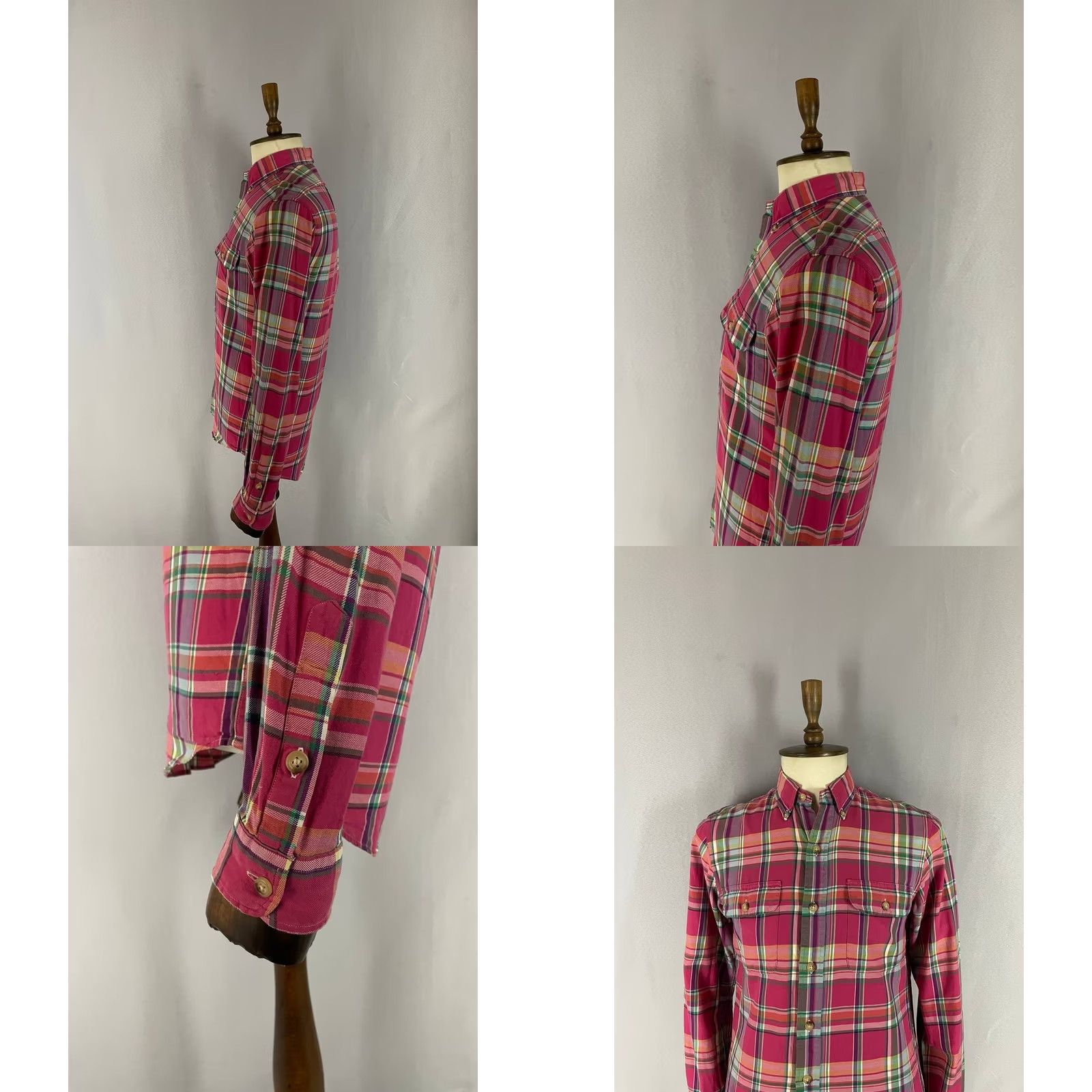 Polo Ralph Lauren Polo Ralph Lauren Shirt Mens Button-Down Multicolor Plaid Long Sleeve Size S Size US S / EU 44-46 / 1 - 8 Thumbnail