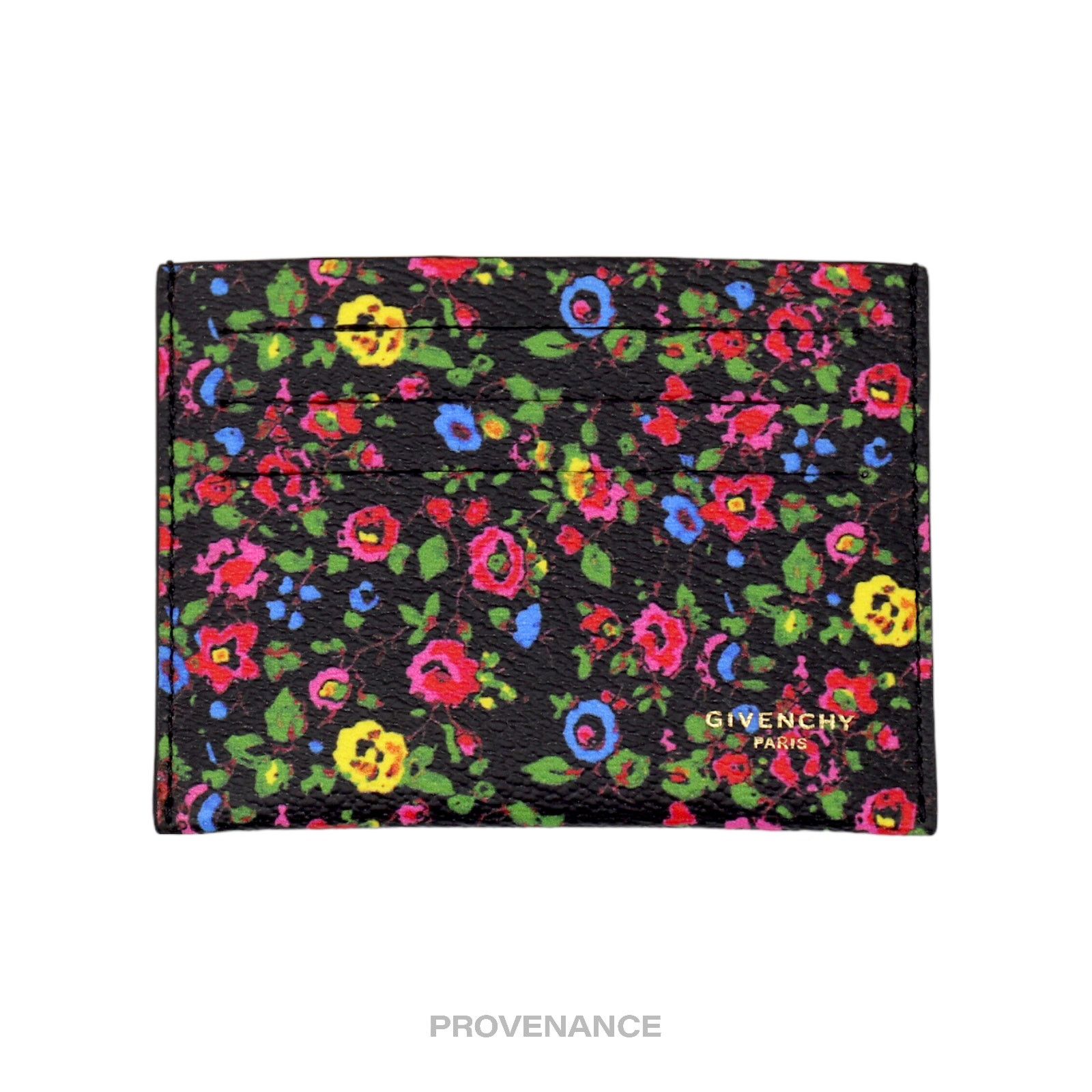 Givenchy 🔴 Givenchy 6CC Card Holder Wallet - Floral Size ONE SIZE - 2 Thumbnail