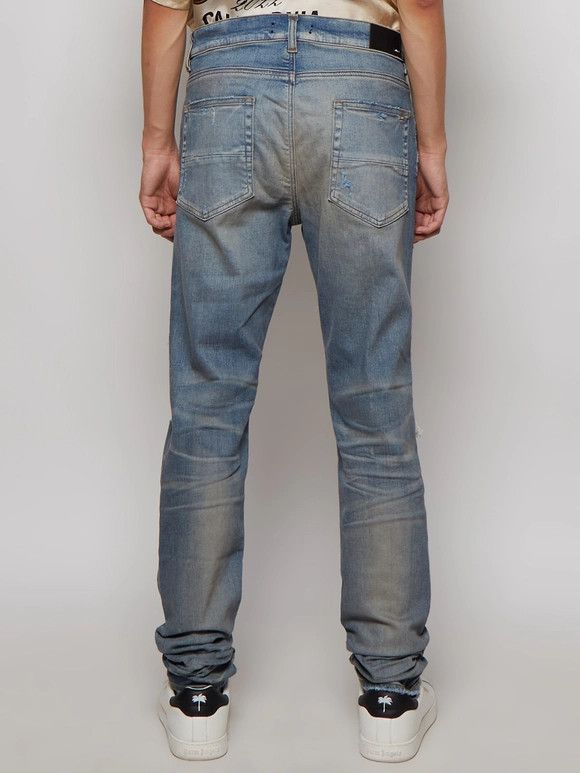 Amiri o1gr1nt0924 Tie Dye Bandana Thrasher Jeans in Clay Indigo Size US 34 / EU 50 - 4 Thumbnail