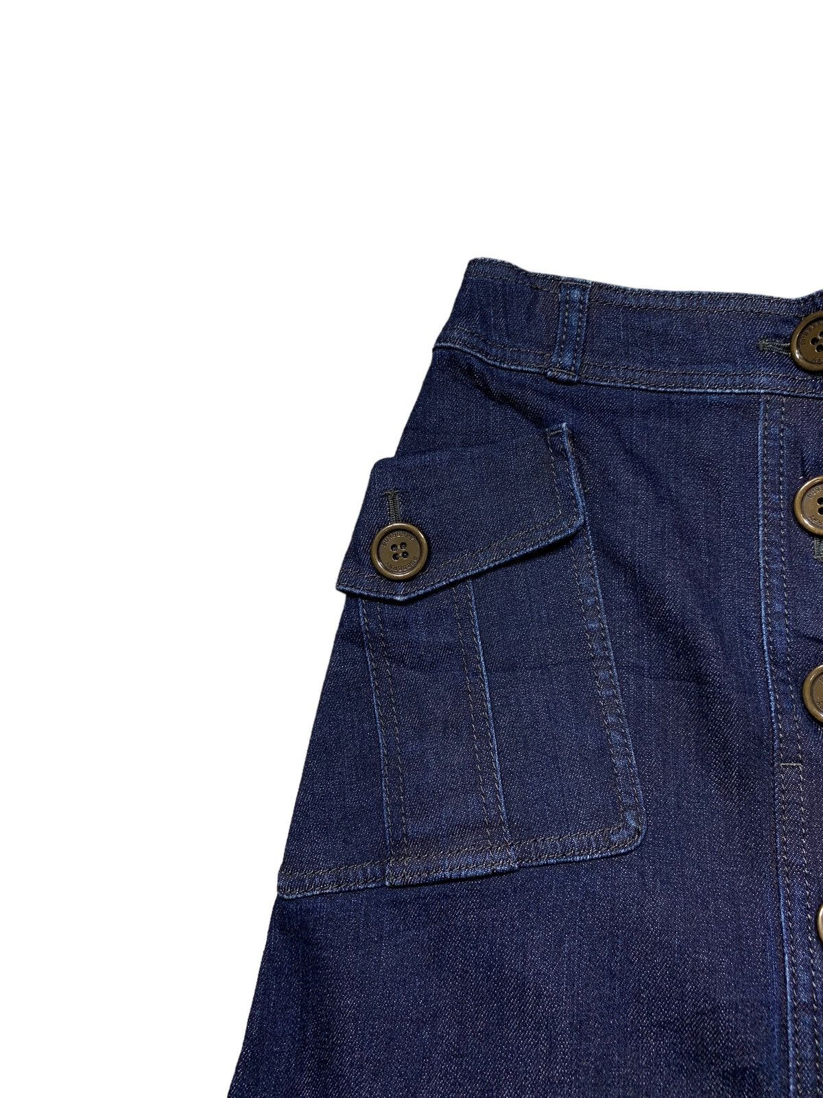 Burberry Rare Burberry London Denim Pockets Skirt Size 36 Size 25" / US 0 / IT 36 - 5 Thumbnail