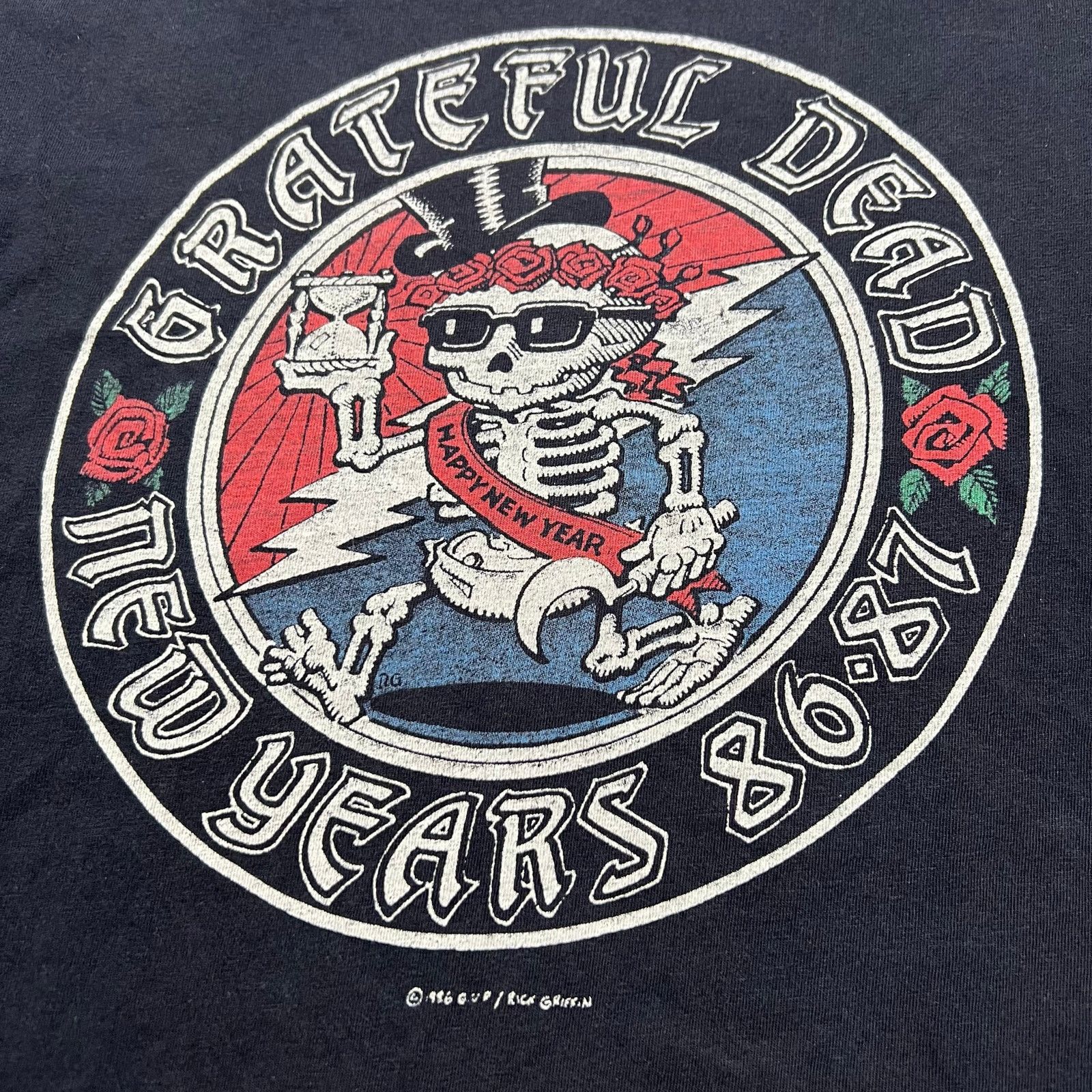 Vintage Vintage New Year's Eve Rick Griffin T shirt S grateful dead Size US S / EU 44-46 / 1 - 12 Thumbnail