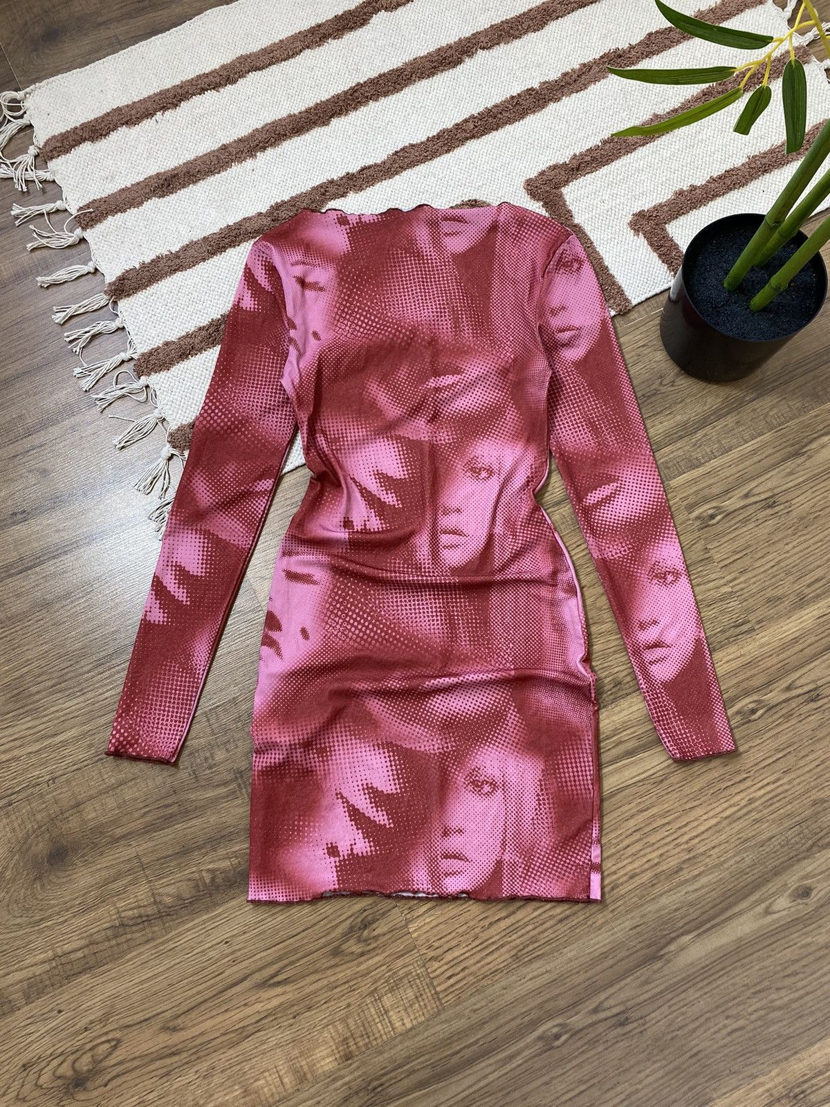 Vintage JEAN PAUL GAULTIER STYLE MESH DRESS Size S / US 4 / IT 40 - 1 Thumbnail