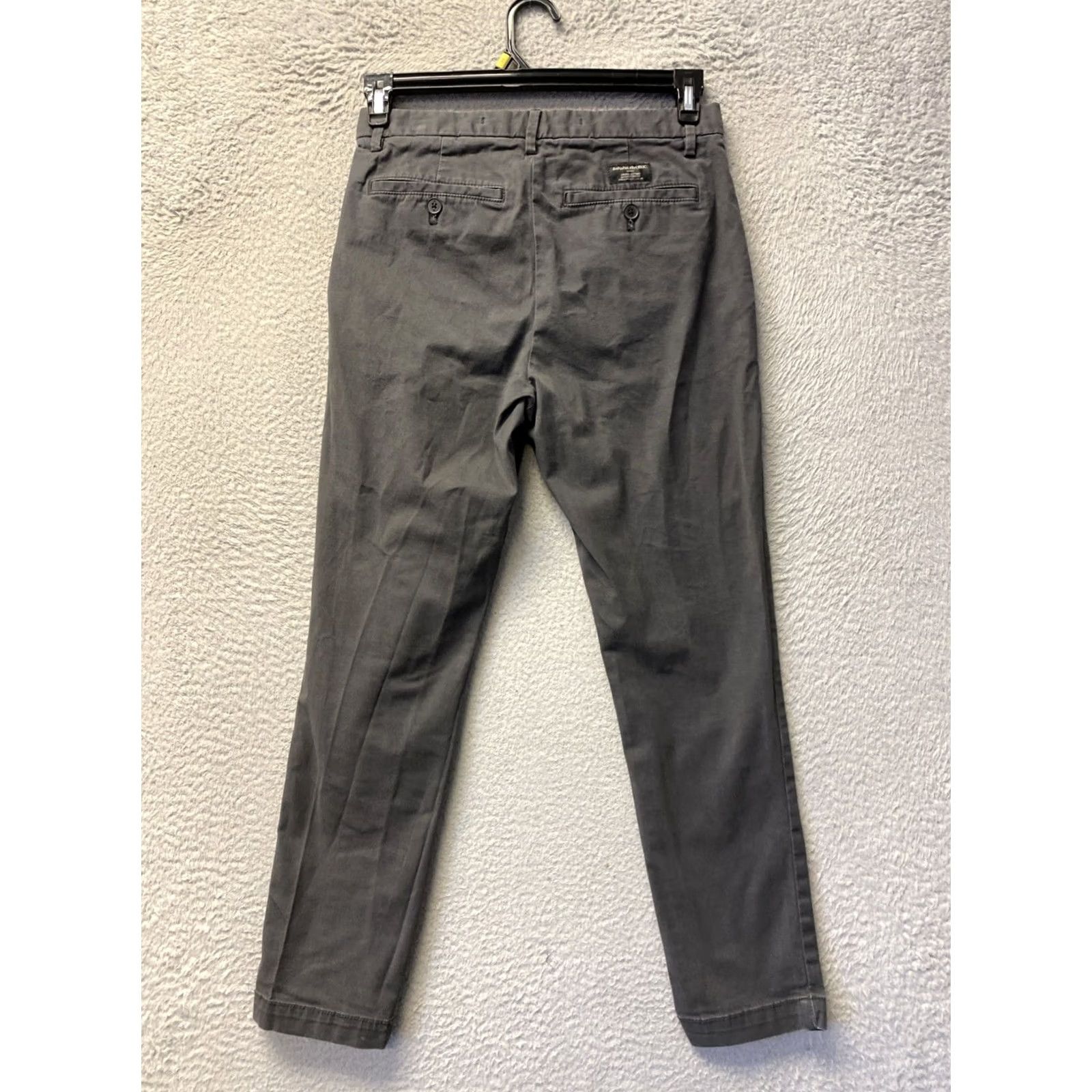 Banana Republic Banana Republic Pants Chino Men 28x28 Gray Solid Slash Pocket Cotton Mens Size US 28 / EU 44 - 6 Thumbnail