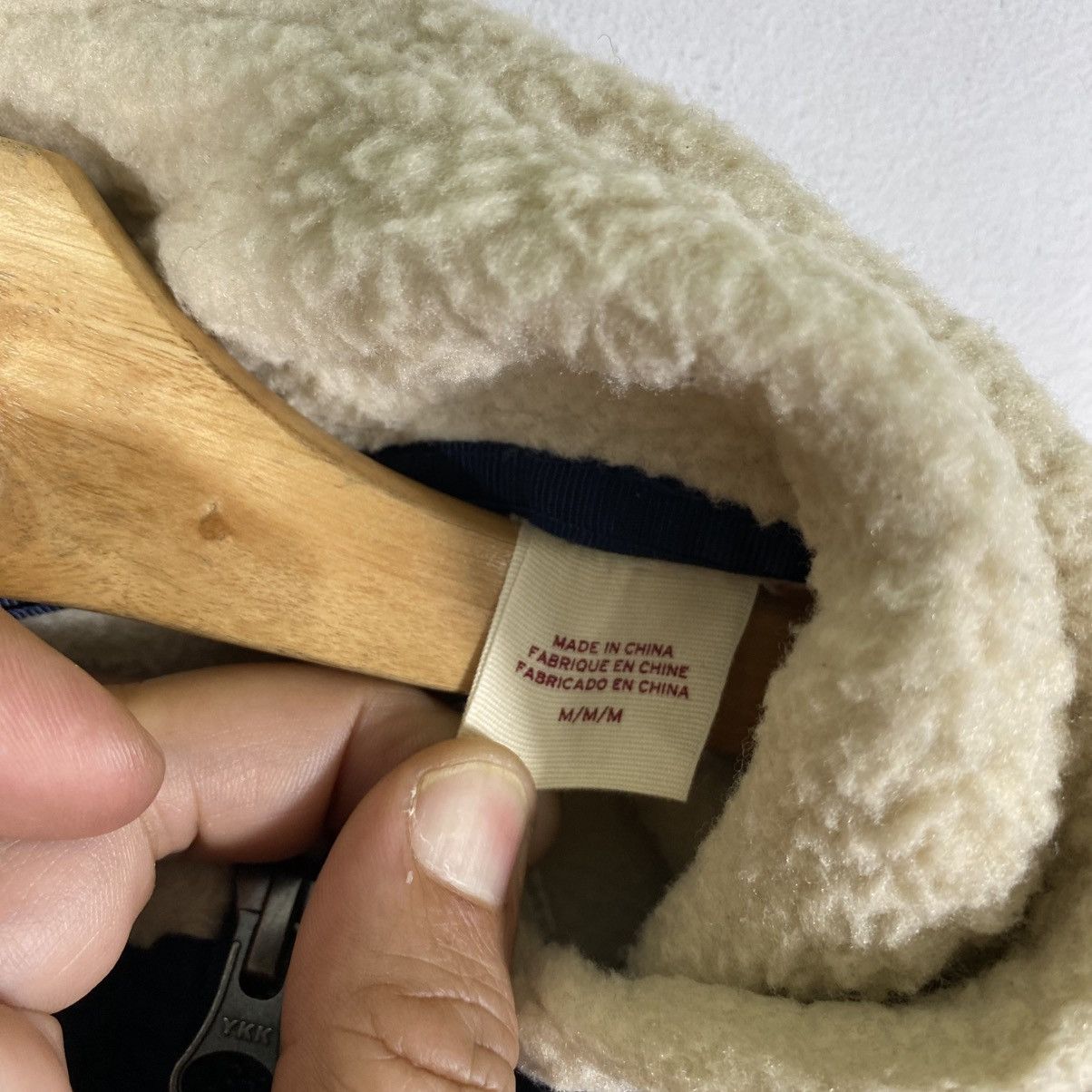Levi's Levis Sherpa Fleece Zipper Jacket M Size Beige Colour Size US M / EU 48-50 / 2 - 11 Thumbnail