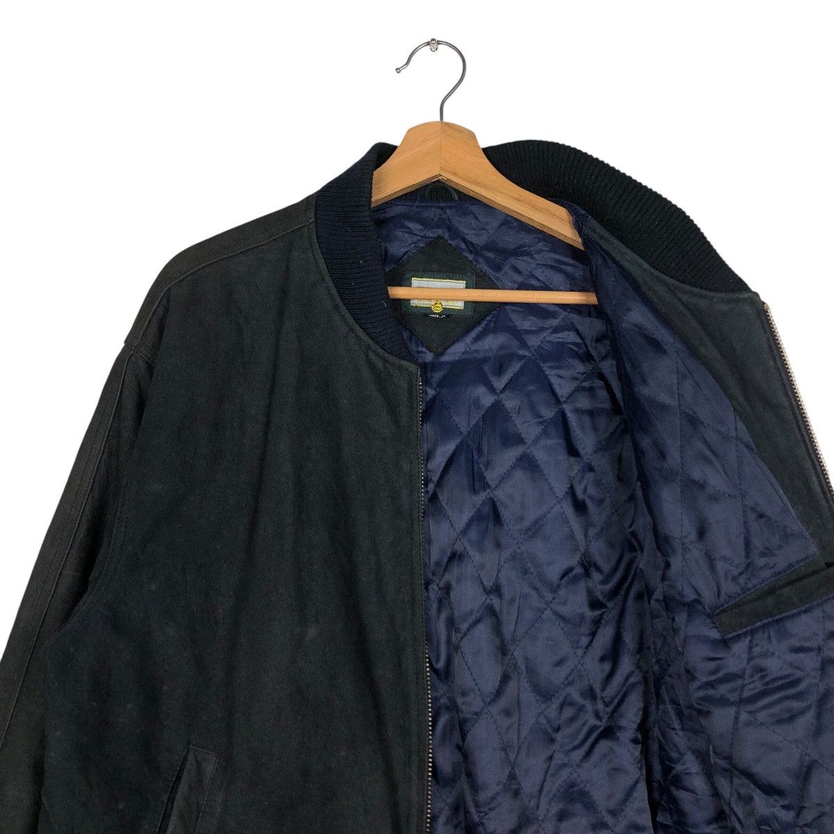 Japanese Brand 📌Vintage Bomber Leather Jacket Vario Max Issey Miyake Size US L / EU 52-54 / 3 - 13 Thumbnail