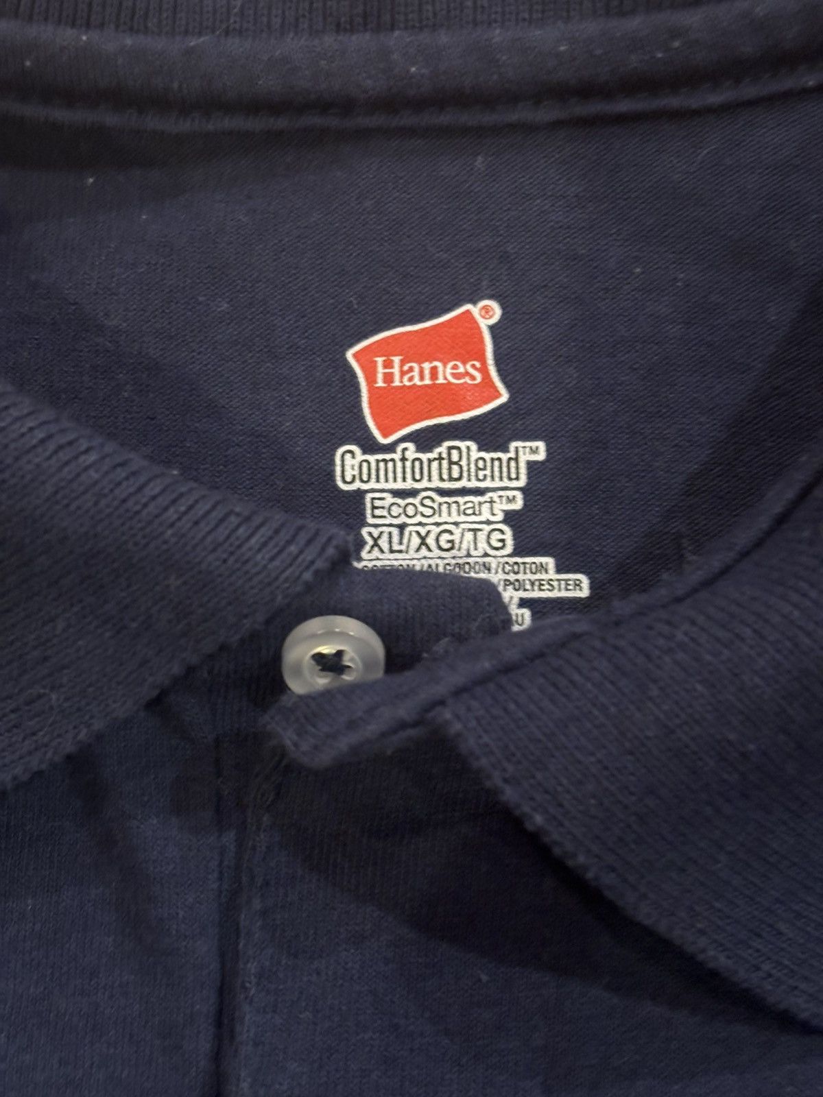 Hanes Polo shirt.mt-111 Size US XL / EU 56 / 4 - 4 Thumbnail