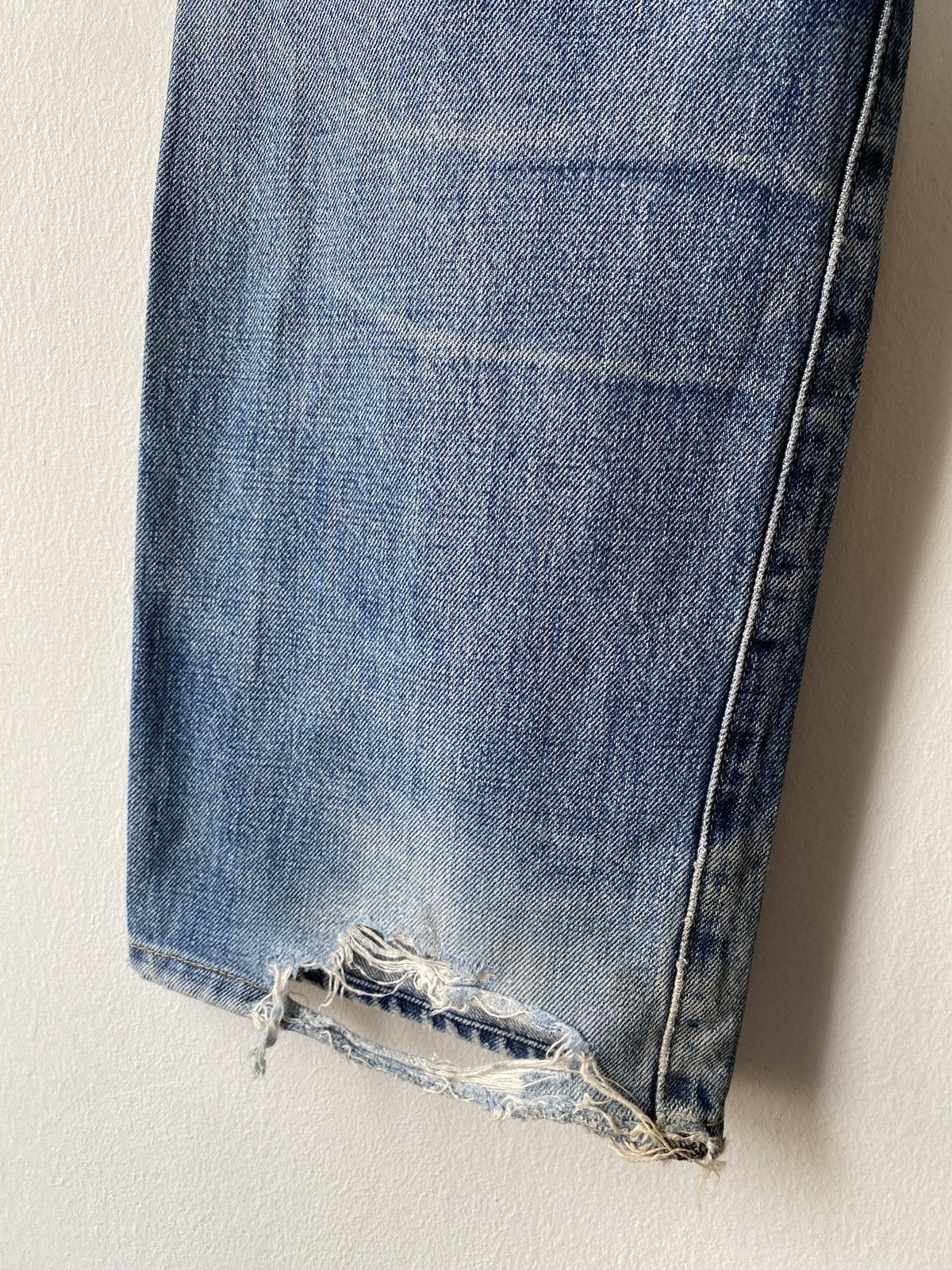 Levi's Vintage 90s Levi’s 503B Selvedge Distressed Denim Size US 29 - 13 Thumbnail