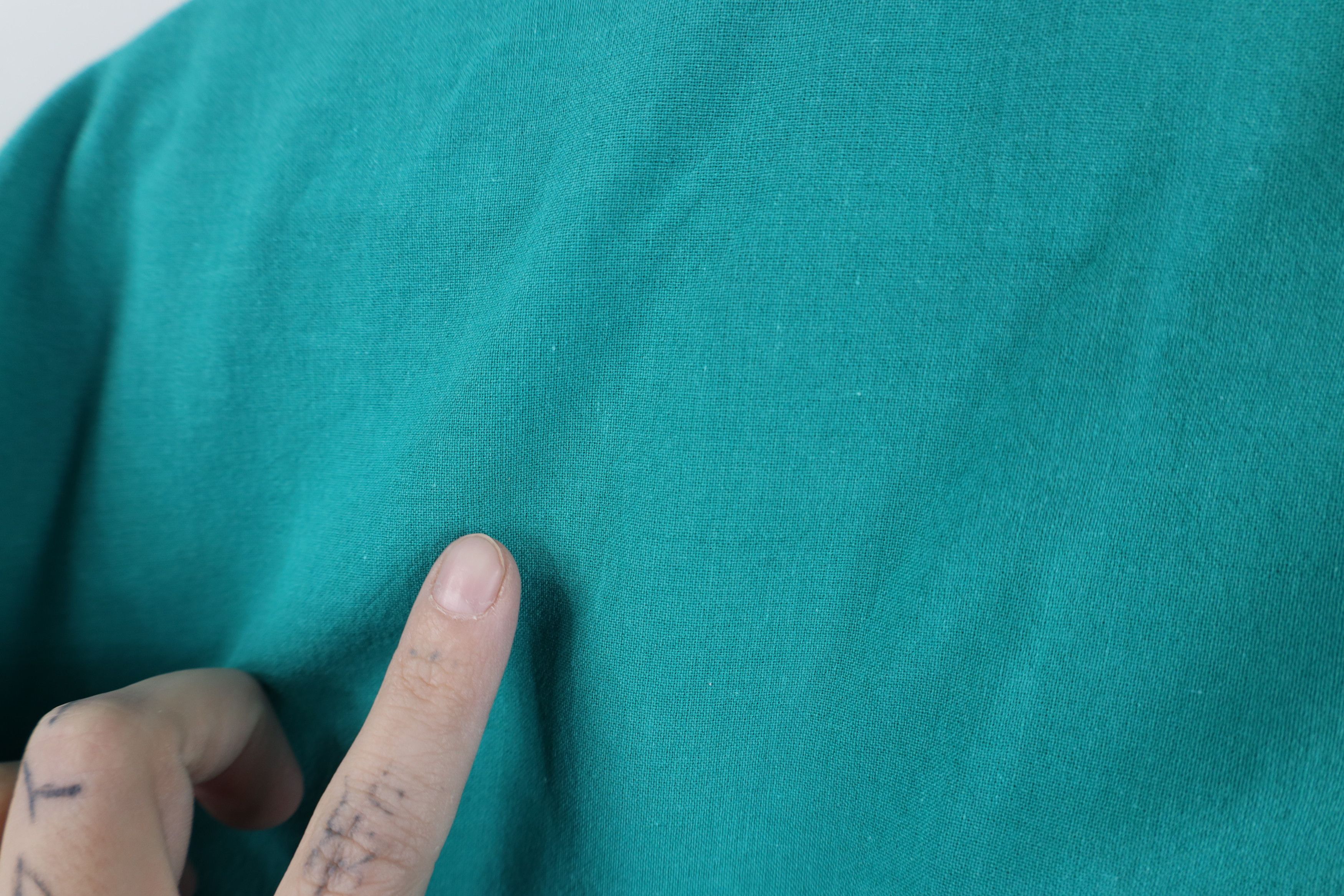 Oleg Cassini Vintage 70s 80s Oleg Cassini Spell Pullover Polo Shirt Teal Size US L / EU 52-54 / 3 - 11 Thumbnail
