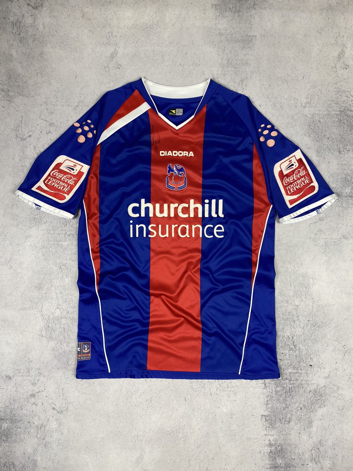 Diadora × Vintage Vintage Diadora Crystal Palace Soccer Jersey Boys Size US S / EU 44-46 / 1 - 1 Thumbnail