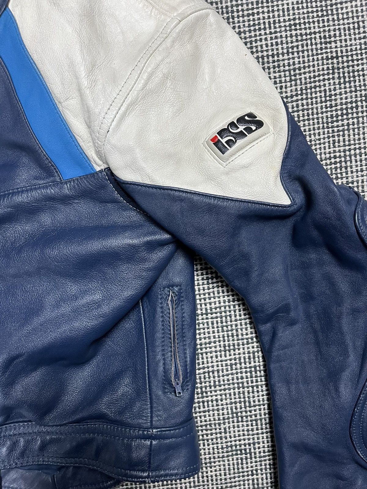 Genuine Leather IXS cropped biker genuine leather jacket Size US S / EU 44-46 / 1 - 6 Thumbnail