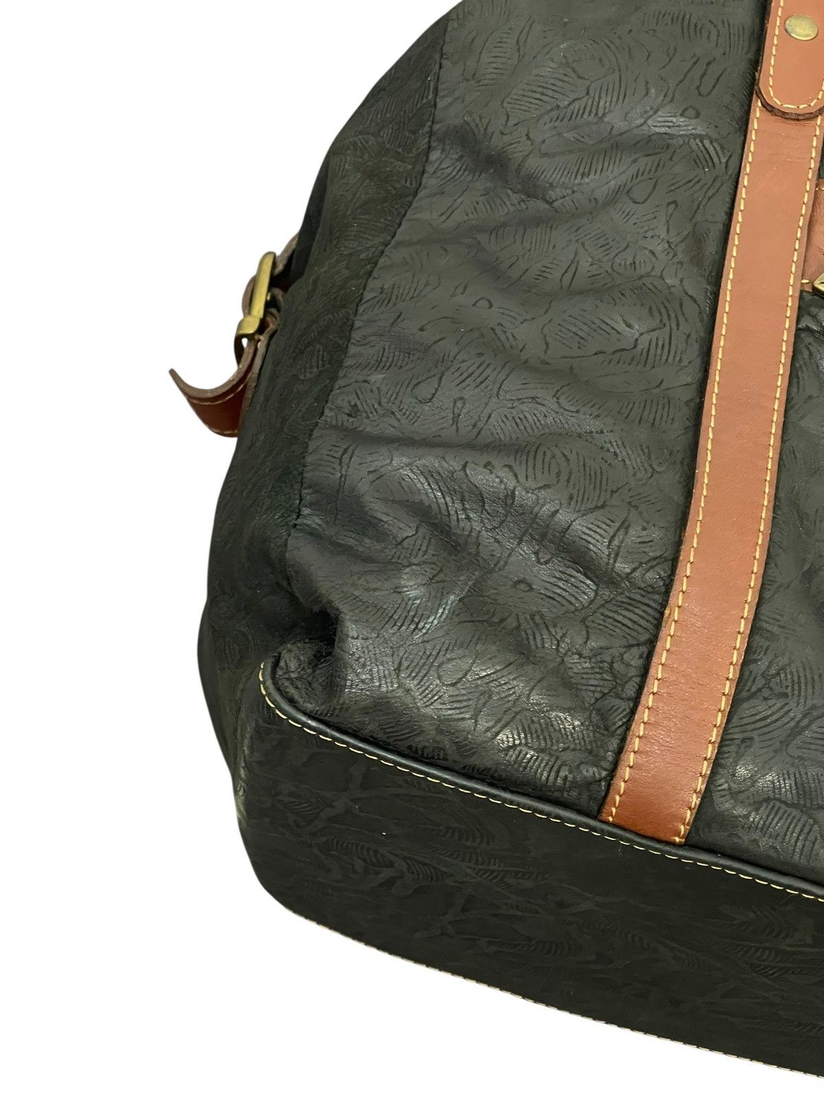 Genuine Leather Full Leather Kastoria Barcelona Duffle Travel Bag 6🟩 Size ONE SIZE - 8 Thumbnail