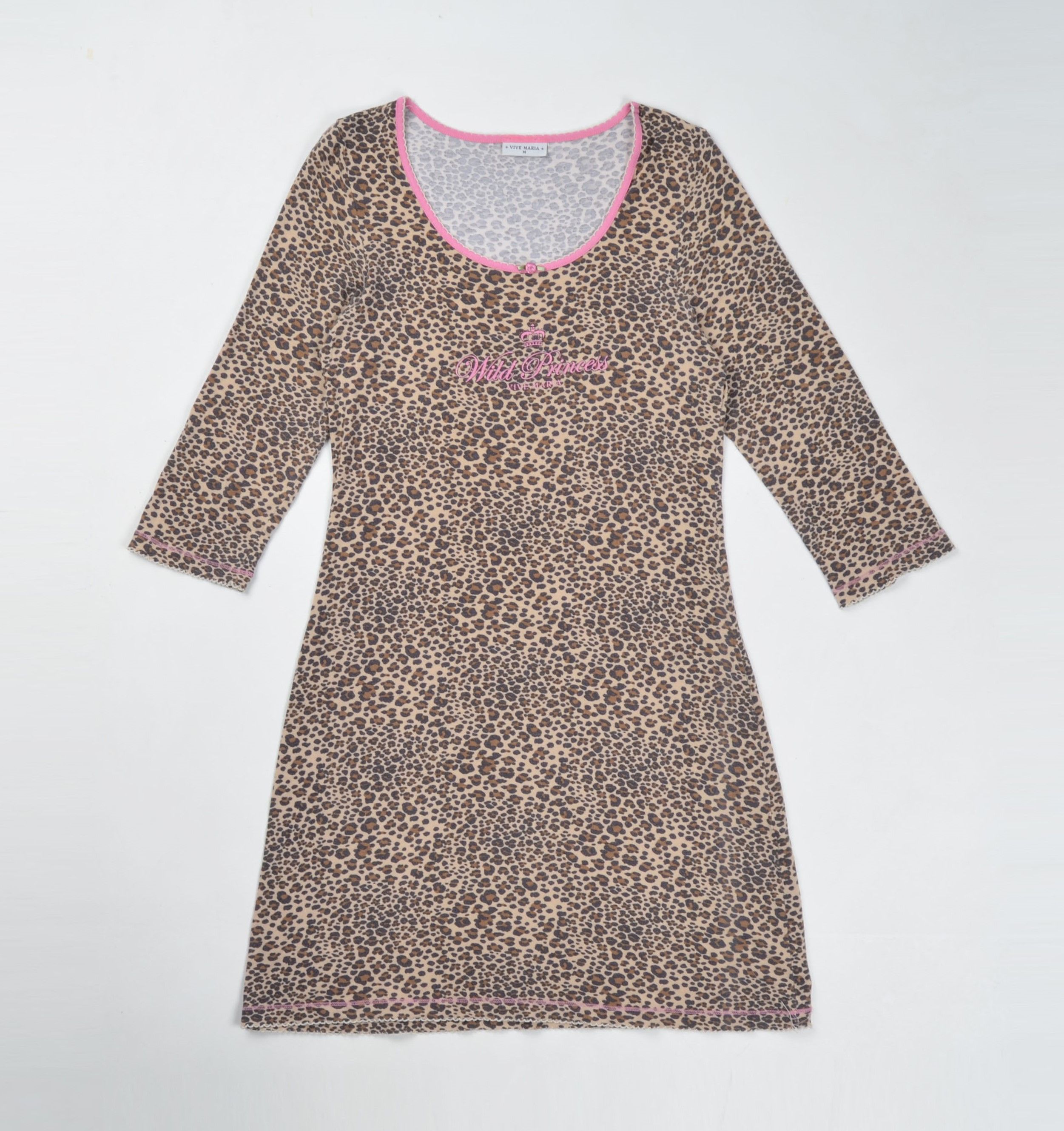Other Vive Maria Leopard Print Wild Princess Mini Sleep Dress Size M / US 6-8 / IT 42-44 - 1 Thumbnail