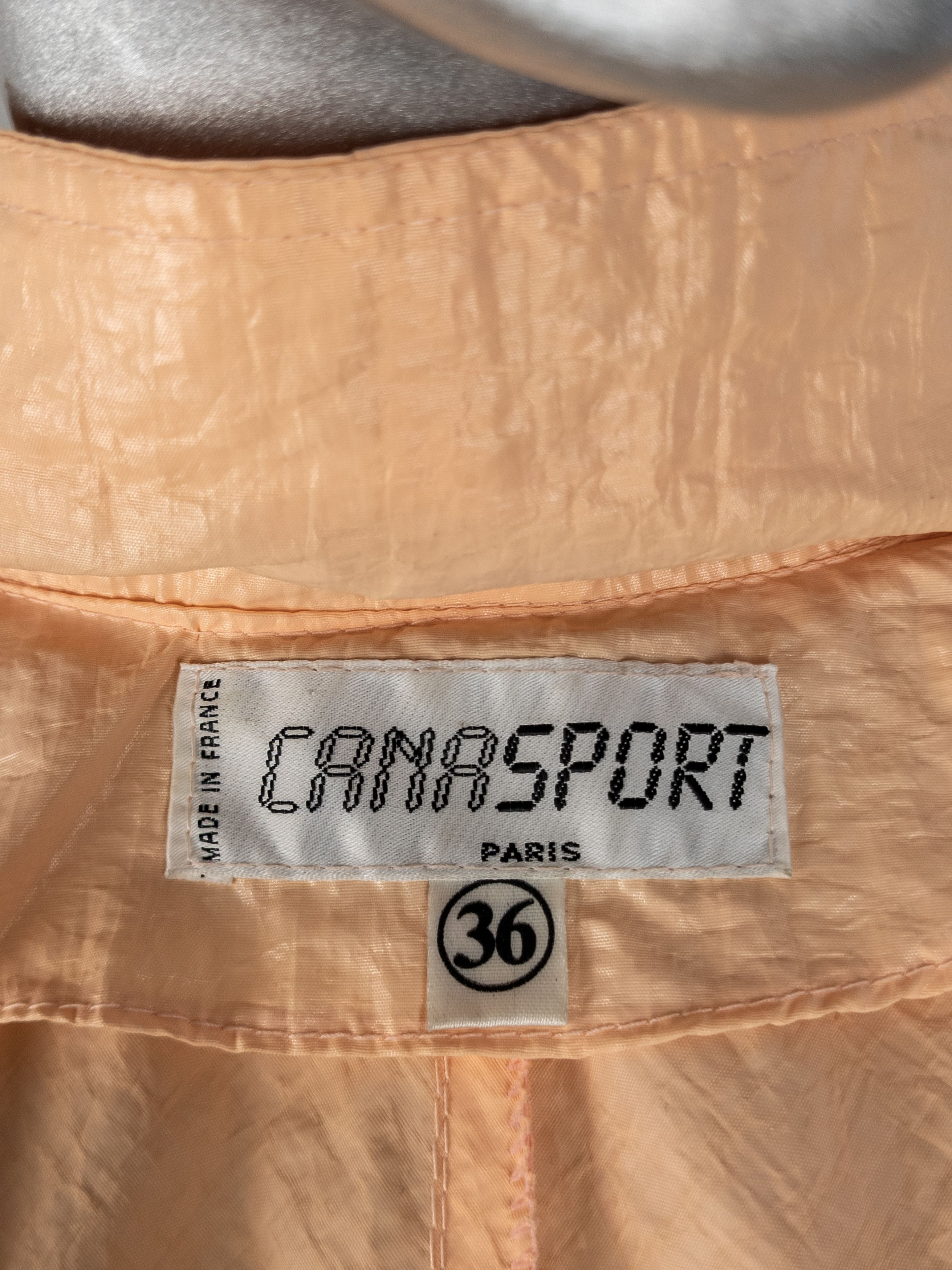 Vintage Canasport vintage raincoat, cloak, trench Made in France Size M / US 6-8 / IT 42-44 - 8 Thumbnail