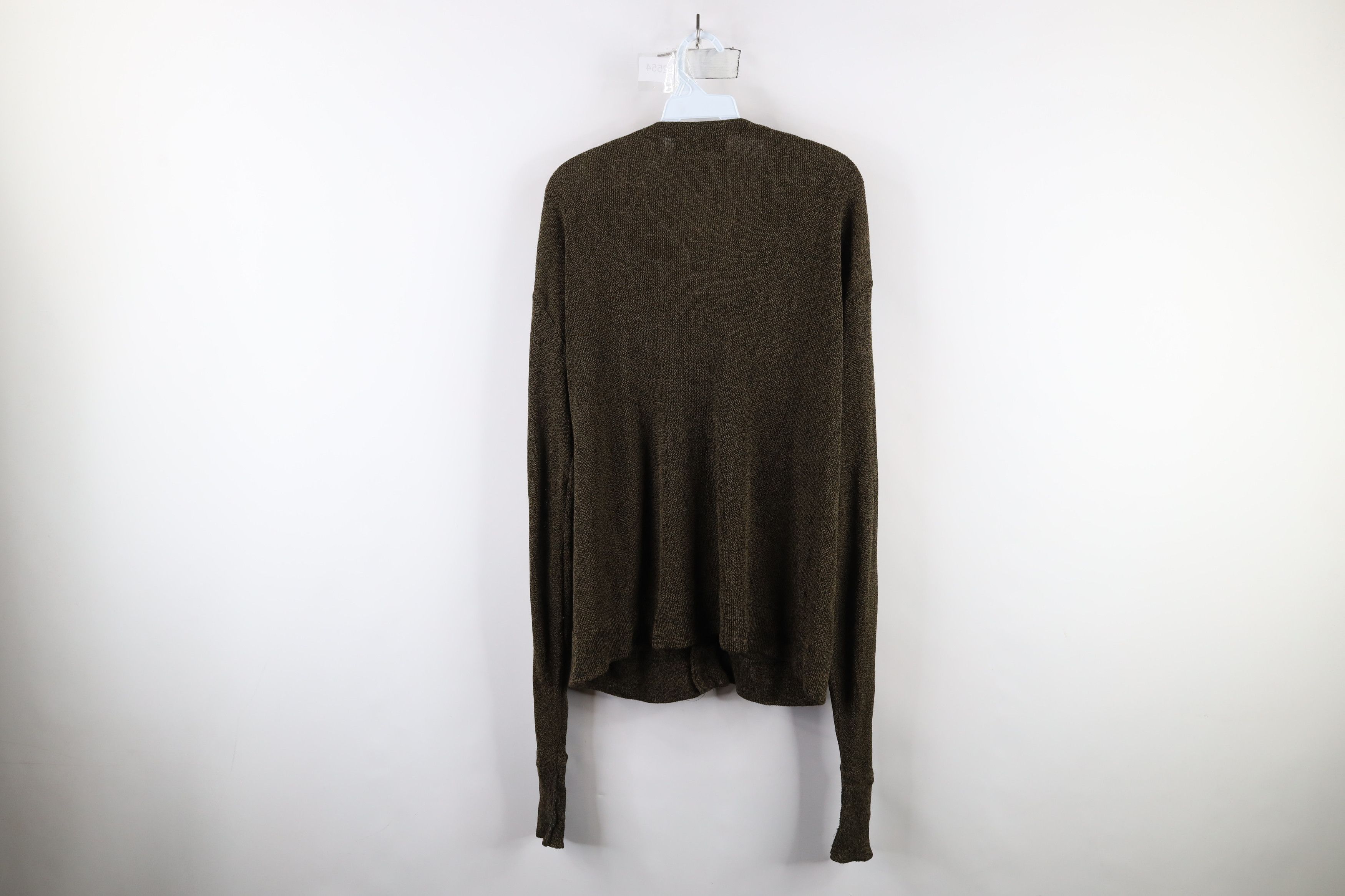 Vintage Vintage 90s Streetwear Cardigan Sweater Heather Brown USA Size US XL / EU 56 / 4 - 10 Thumbnail