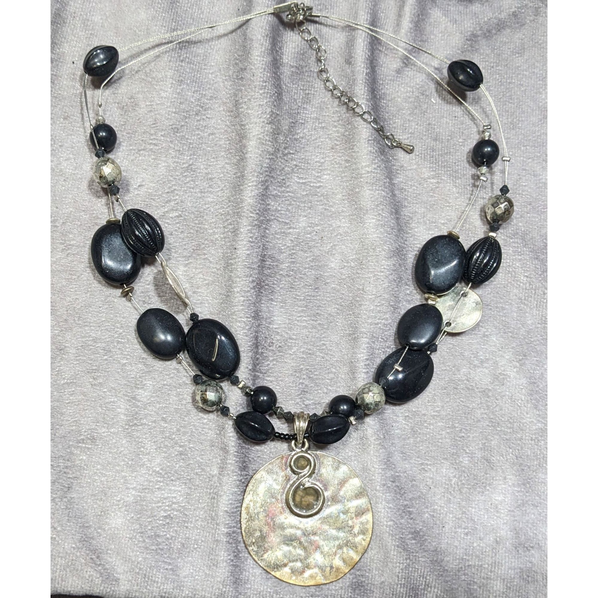Other Bohemian Beaded Medallion Pendant Necklace Size ONE SIZE - 6 Thumbnail