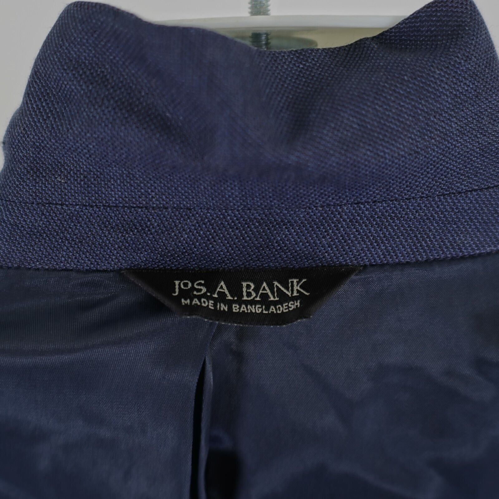 Jos. A. Bank Jos A Bank Wool Blue / Black Sharkskin Blazer 42L / Slim 44 Size 42L - 13 Thumbnail