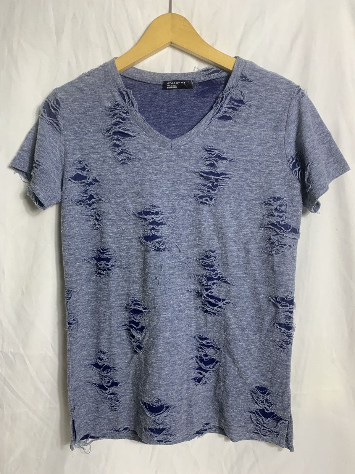 Vintage Style byMT Distressed Shirt Size US S / EU 44-46 / 1 - 1 Thumbnail