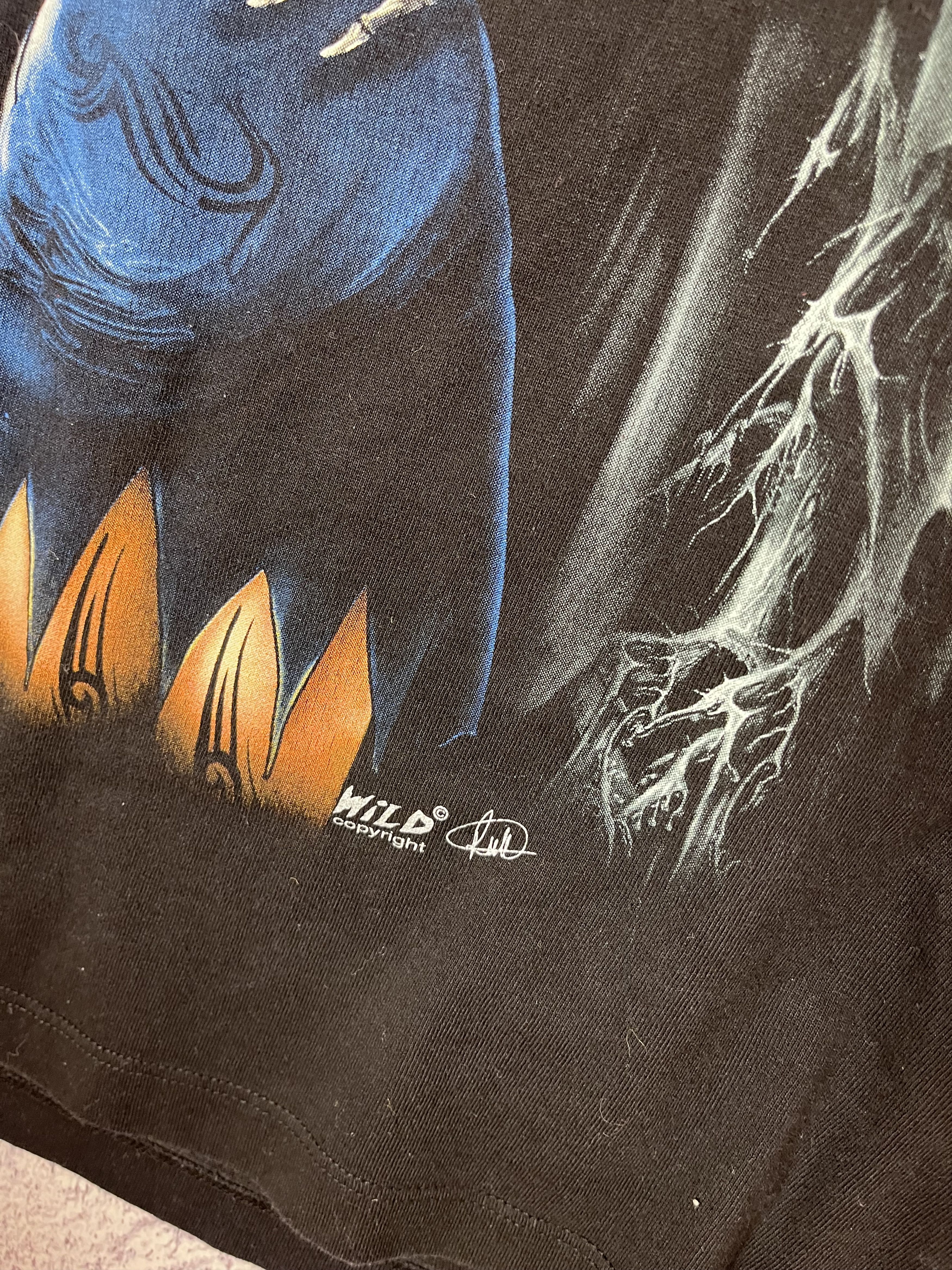 Japanese Brand Mens t-shirt Wild merch big logo 3D size L glowing print Size US L / EU 52-54 / 3 - 12 Thumbnail